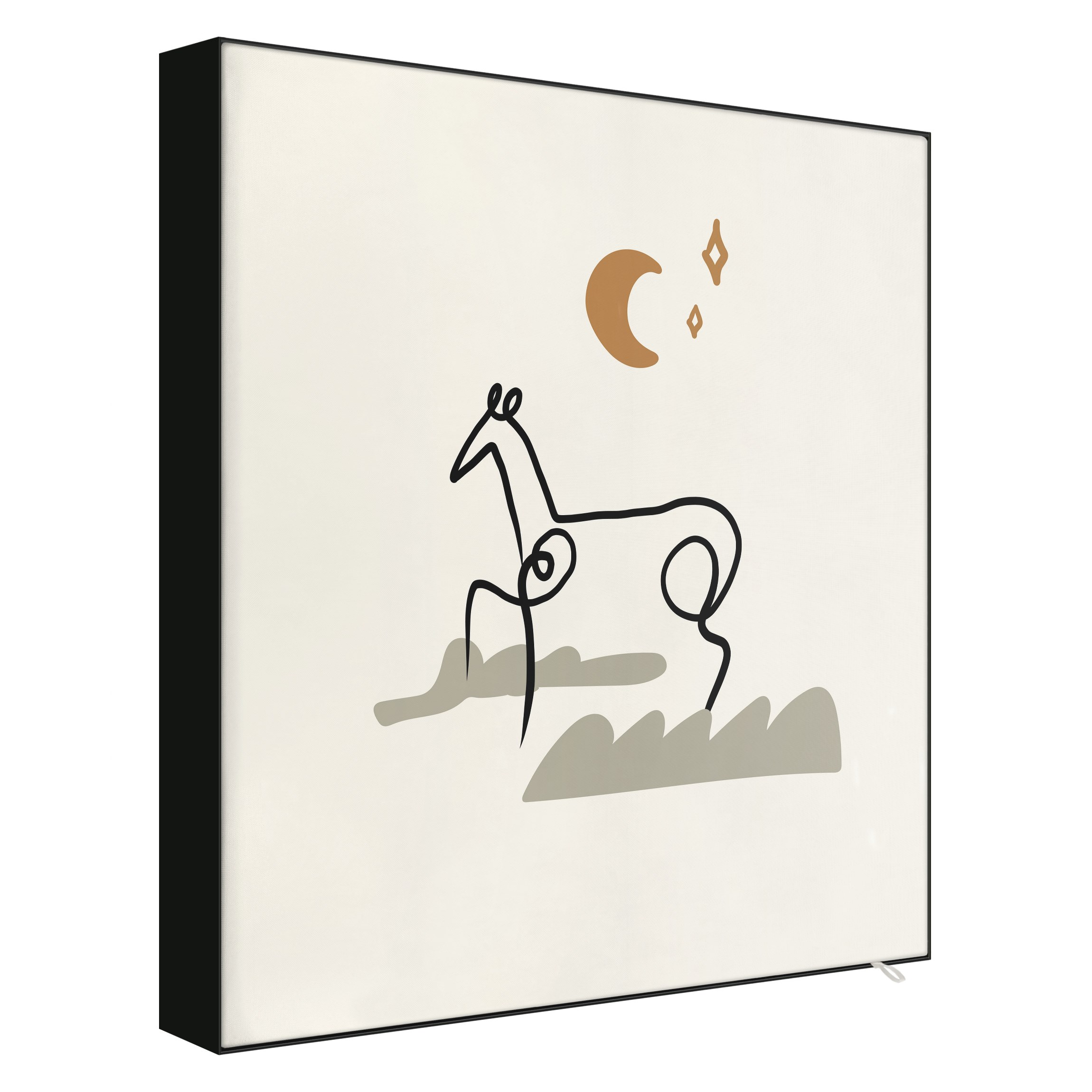 Wechselbild Picasso Interpretation - Das Pferd