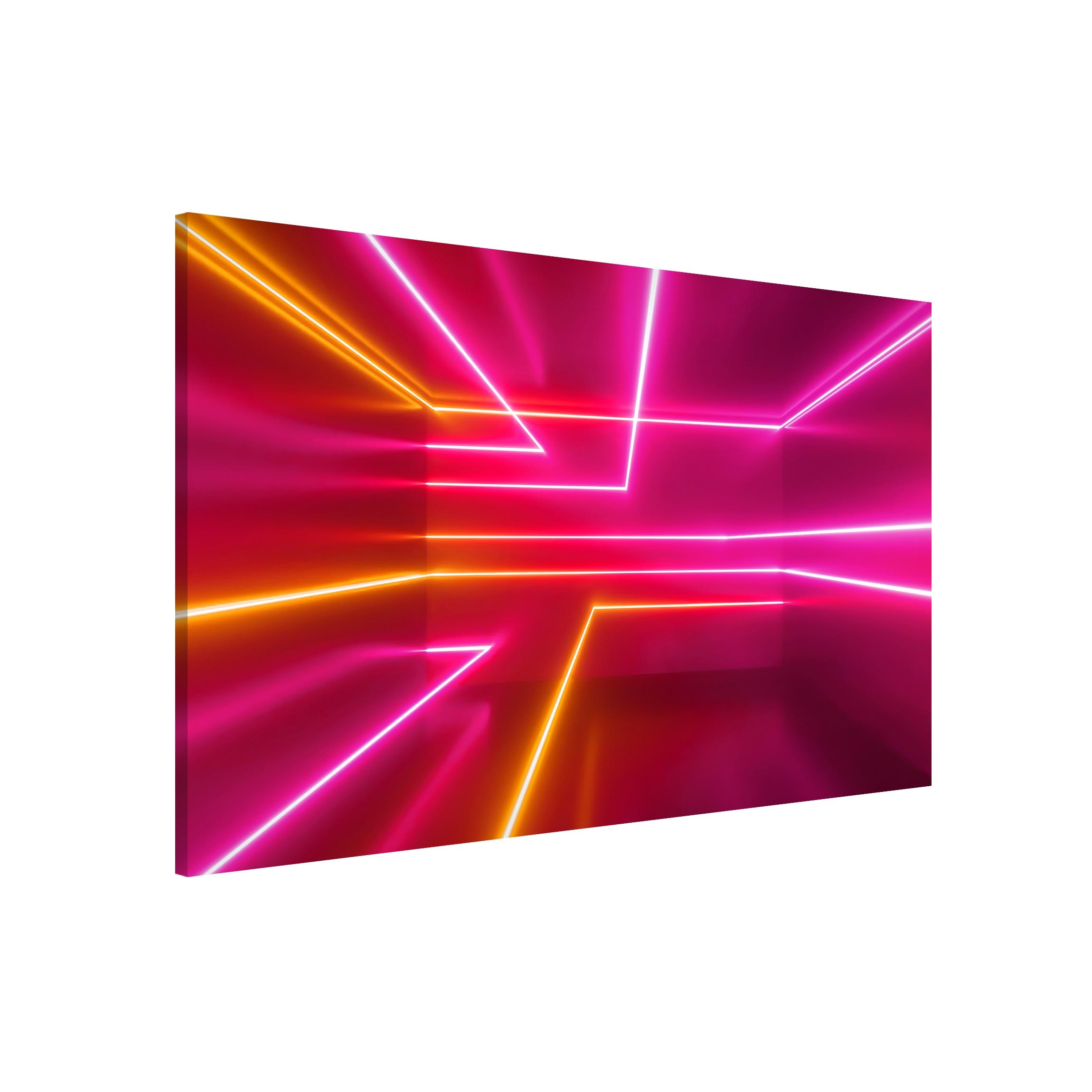 Magnettafel Pink Neon Stripes