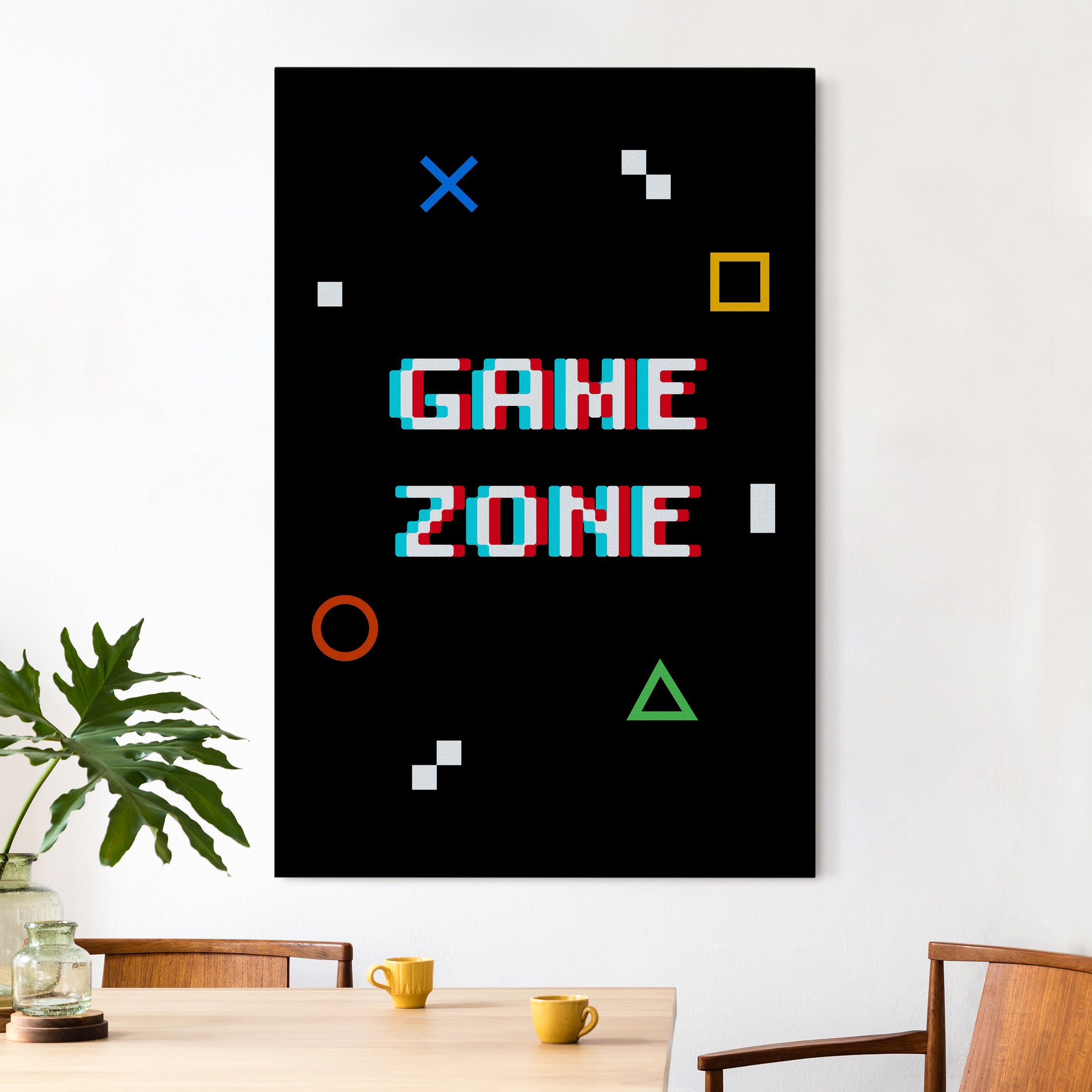 Akustikbild Pixel Spruch Game Zone