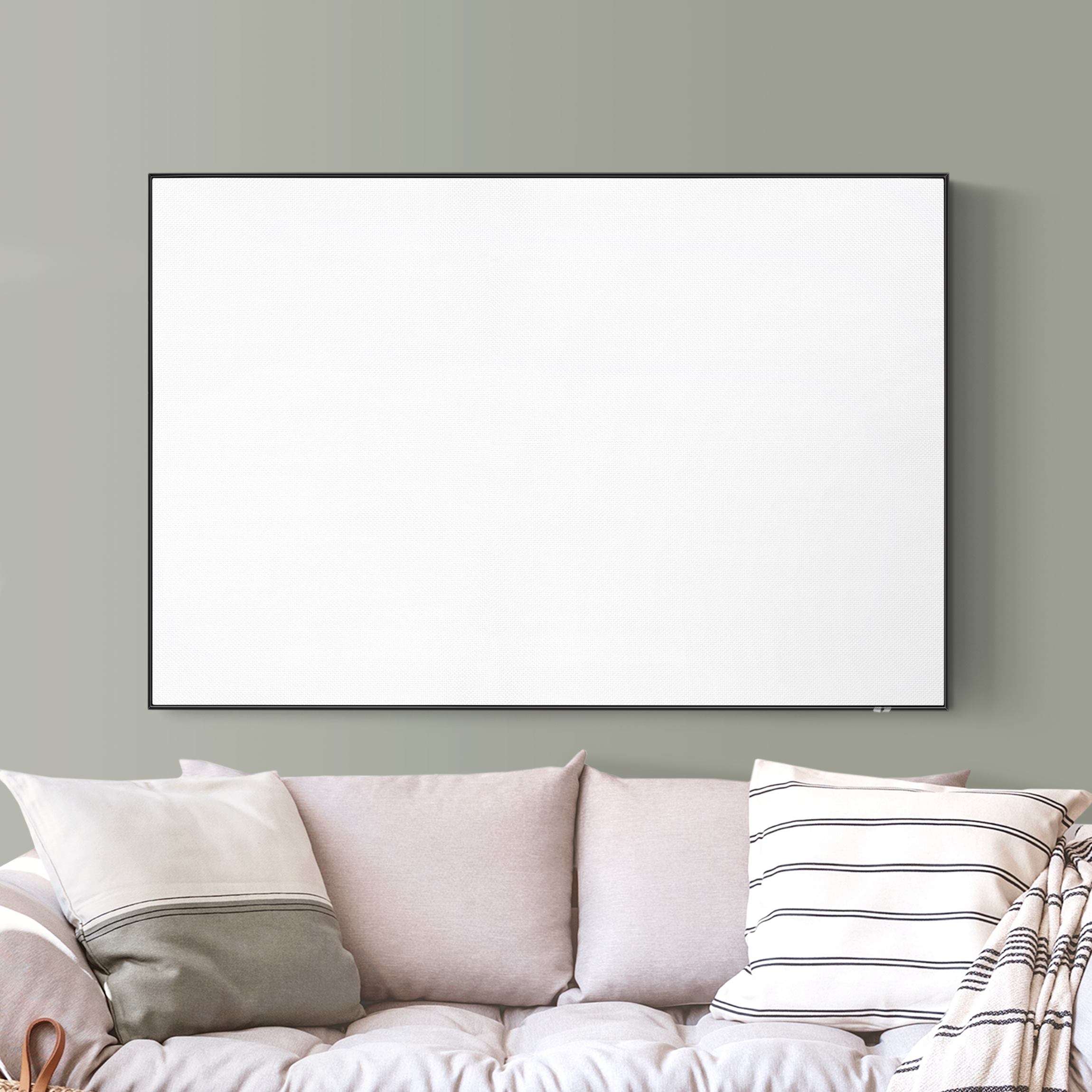 Akustik-Wechselbild Polarweiß Beamer Leinwand