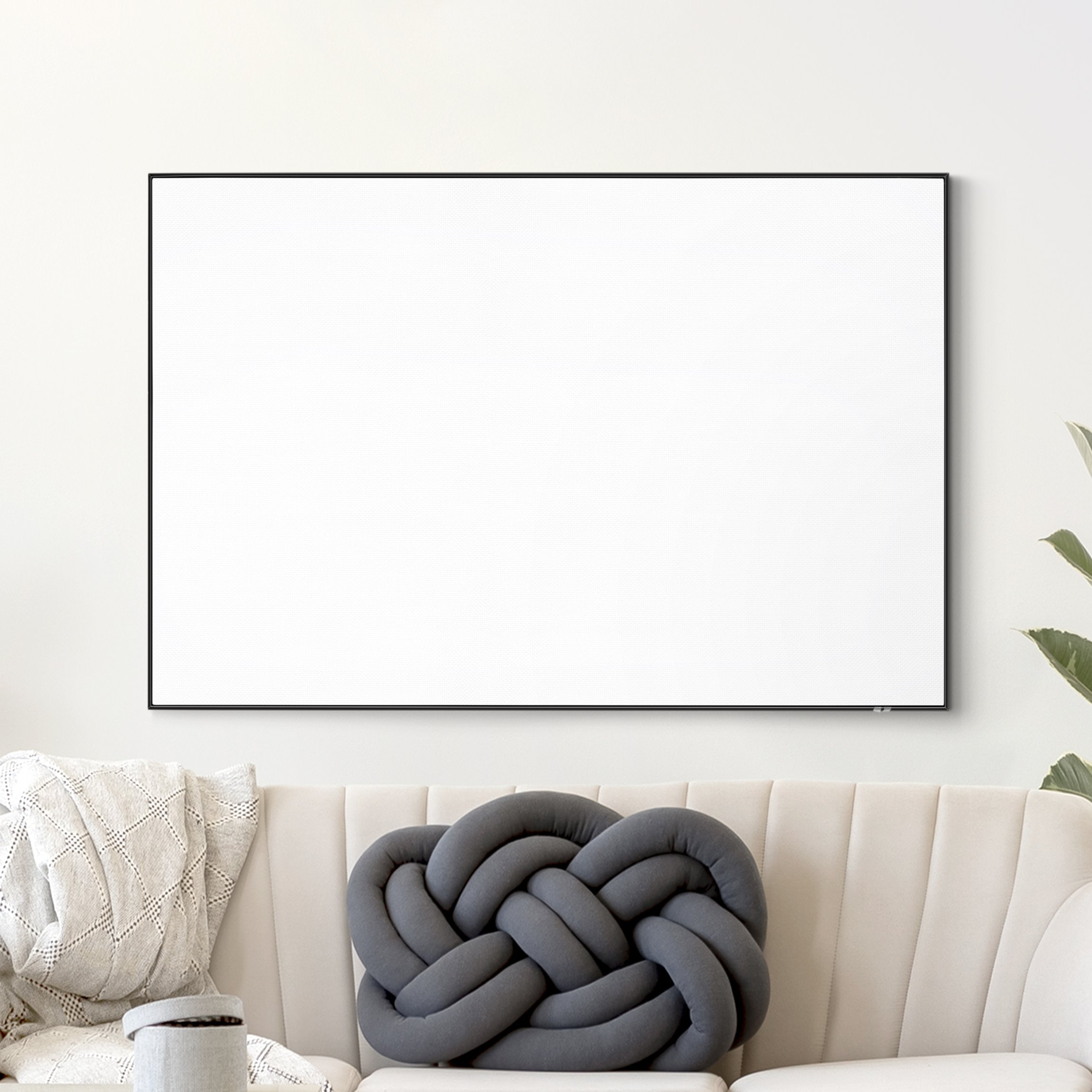 Wechselbild Polarweiß Beamer Leinwand