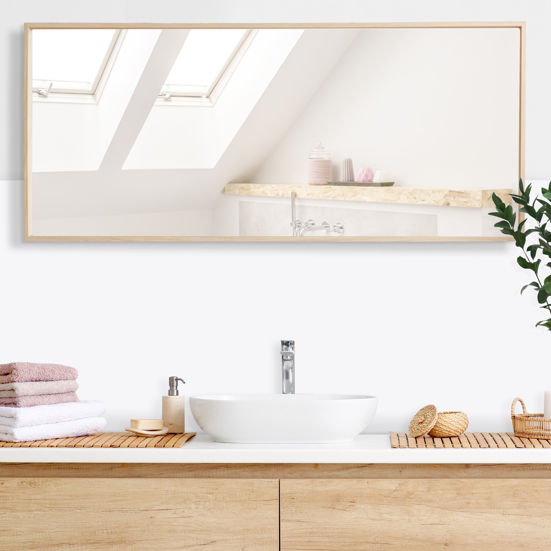 Wandverkleidung Bad Polarweiß