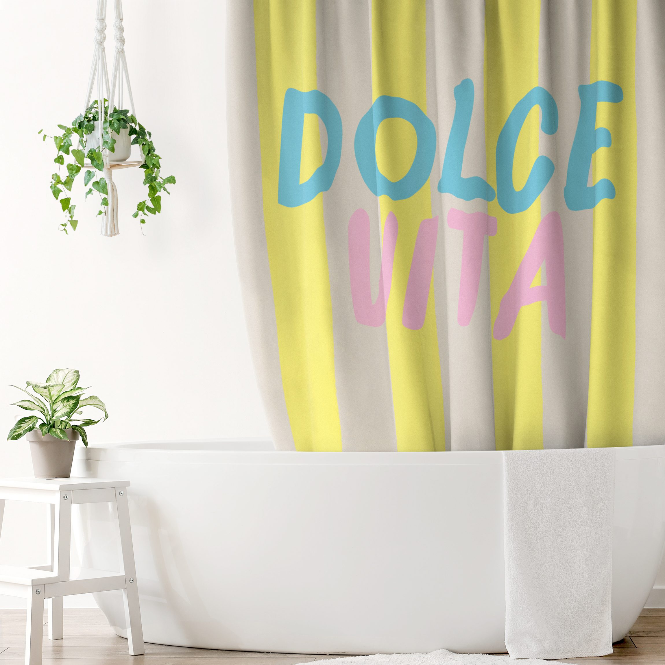 Duschvorhang PopArt Sommer Dolce Vita