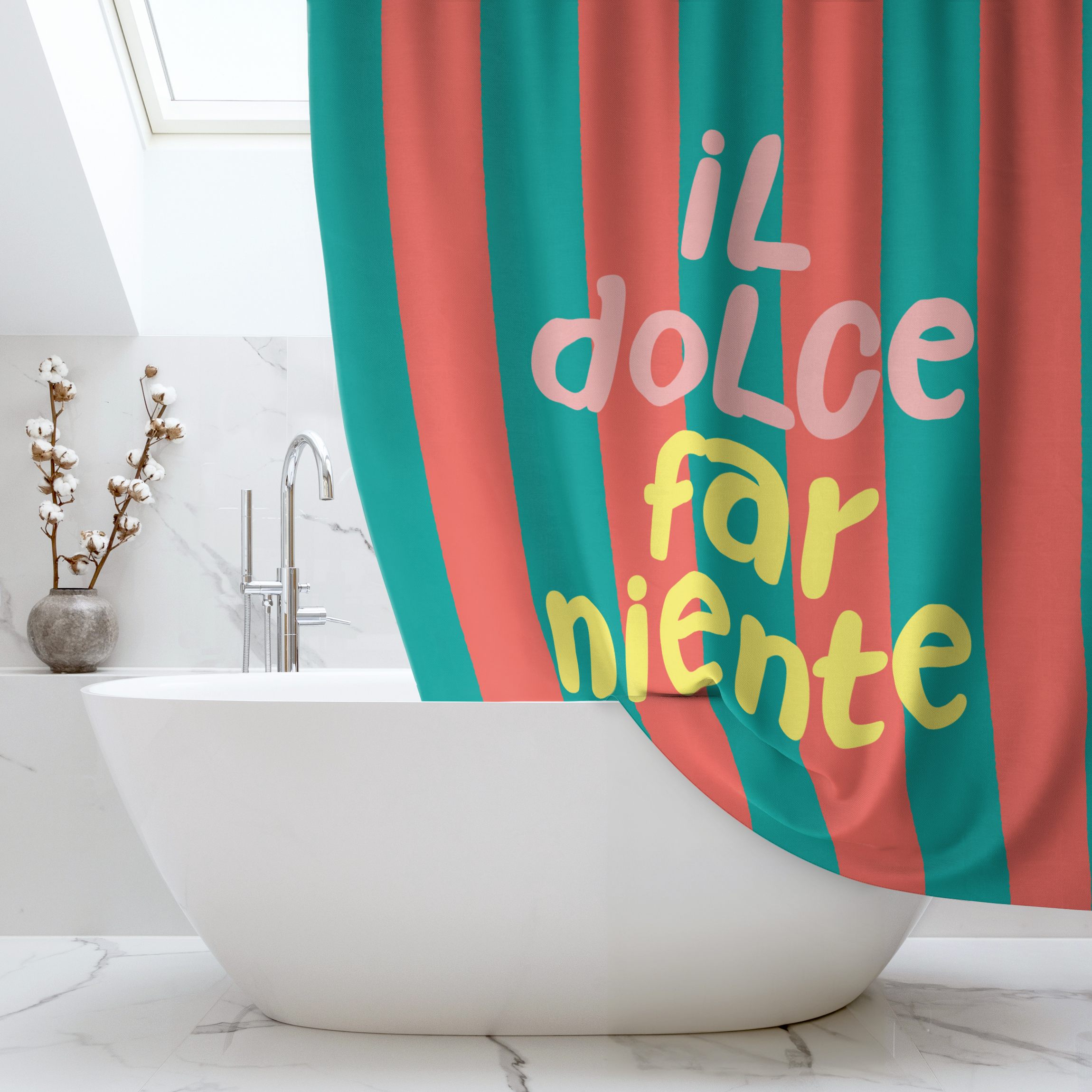 Duschvorhang PopArt Sommer Il dolce far niente