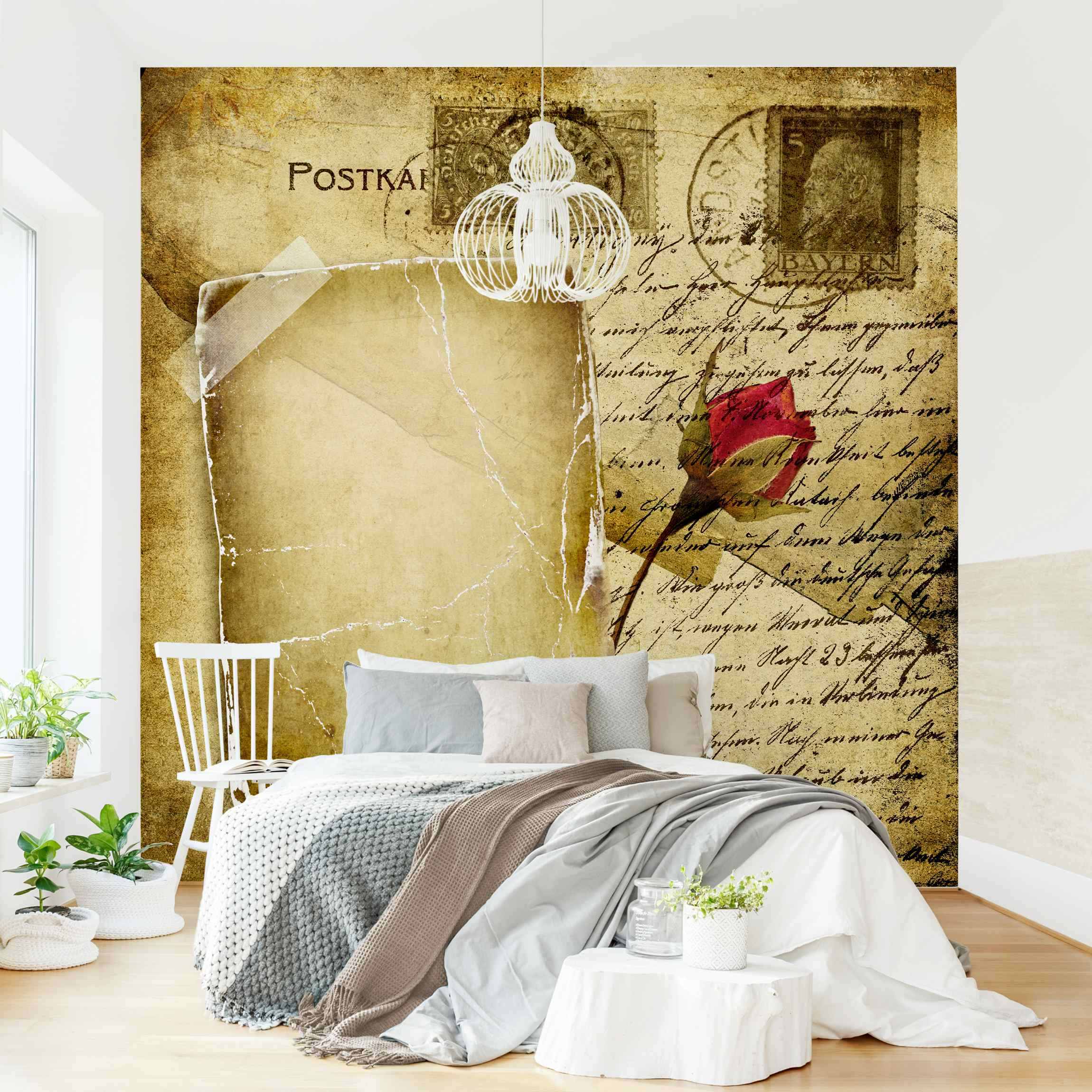 Fototapete Blumen Postcards from Heaven