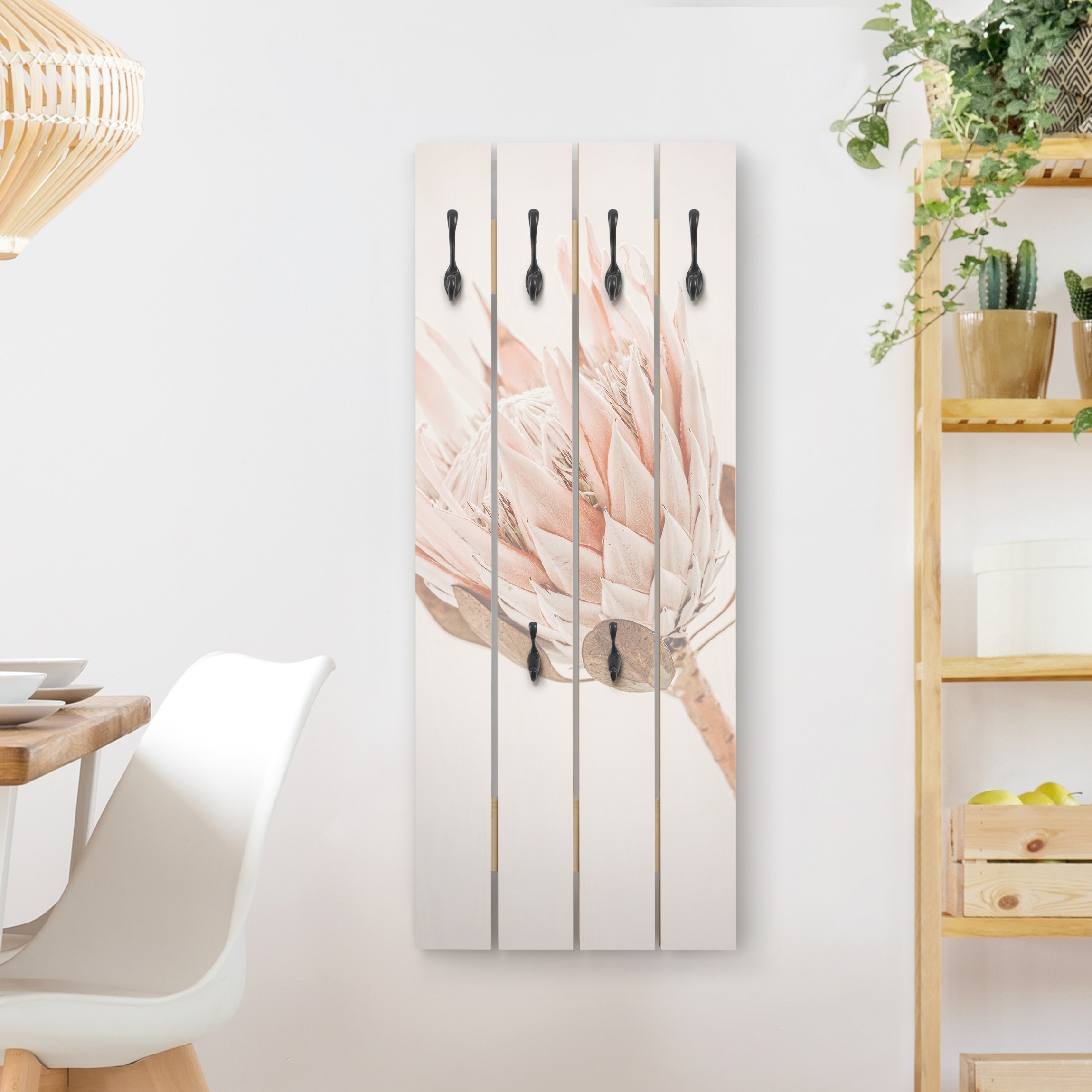 Wandgarderobe Protea Königin der Blüten