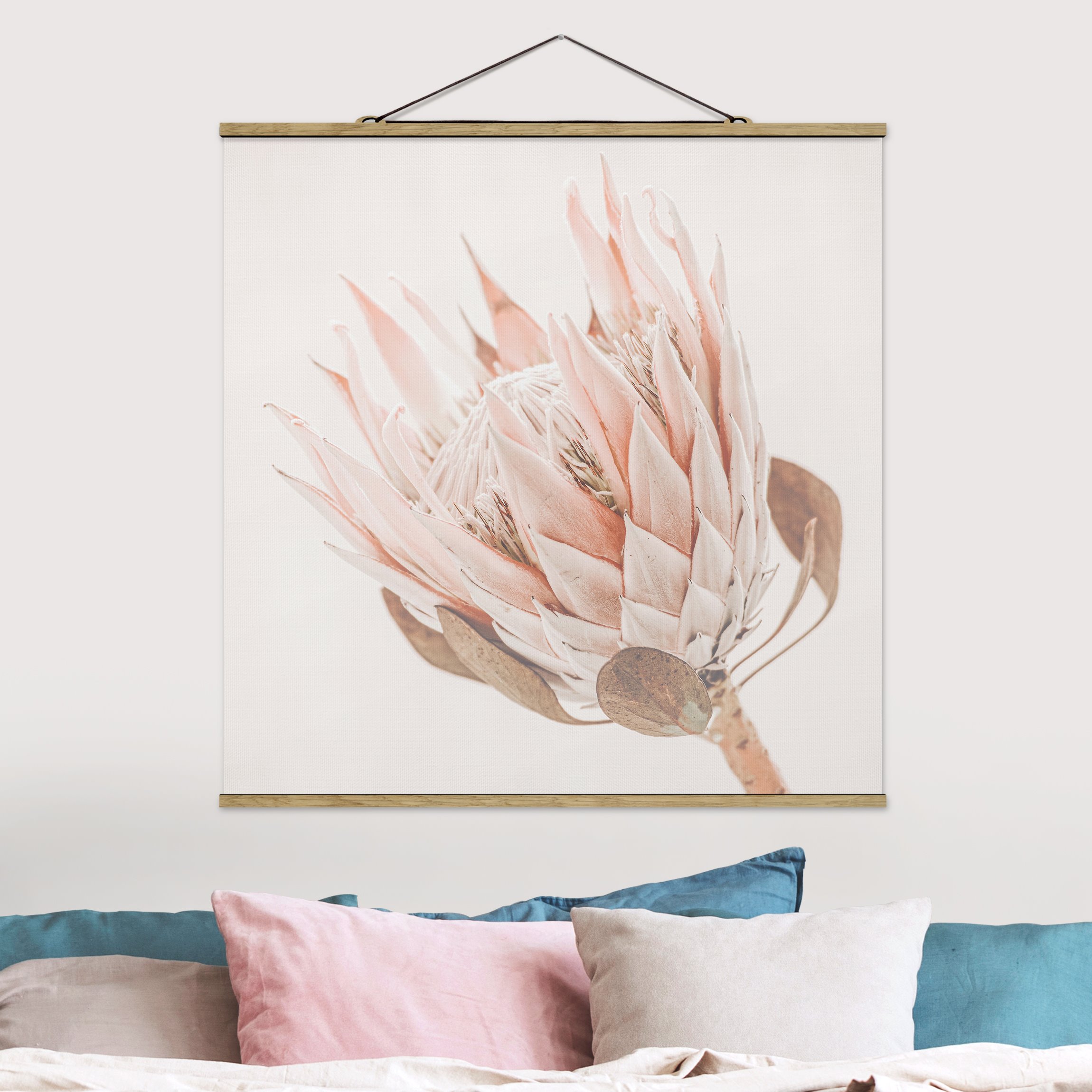 Stoffbild Protea Königin der Blüten