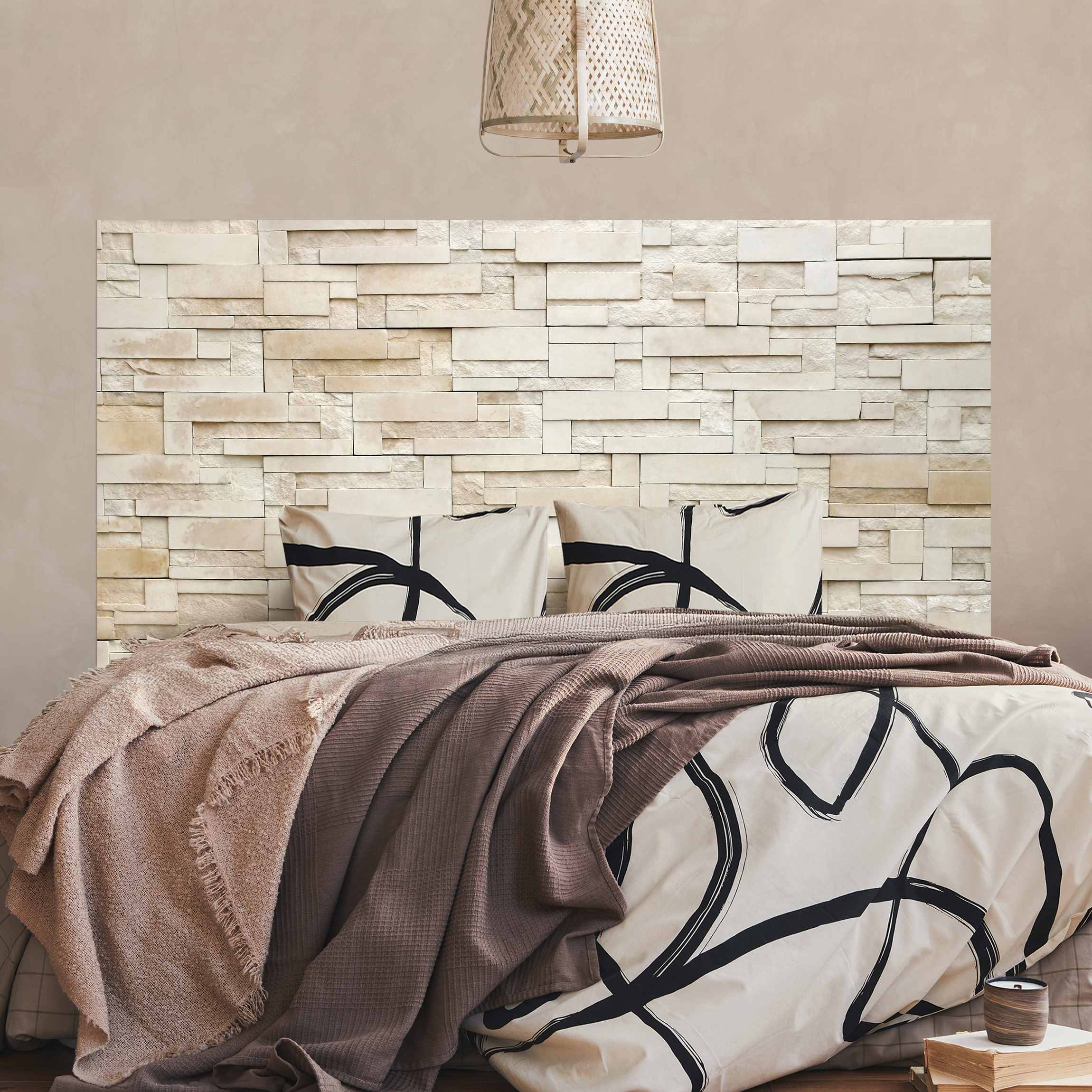 Kopfteil Bett Provence Stones