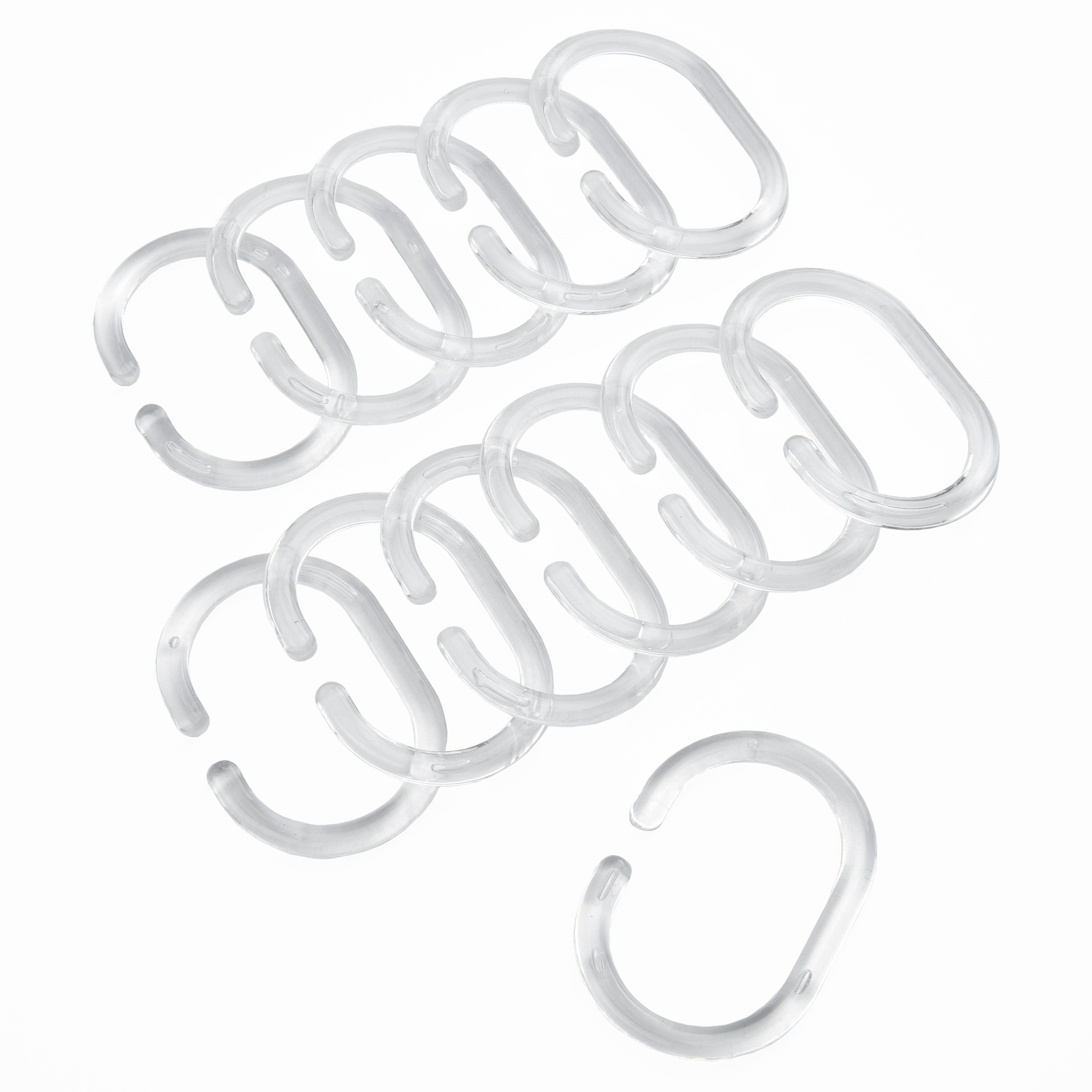 Zubehör C-Haken transparent 12er Set