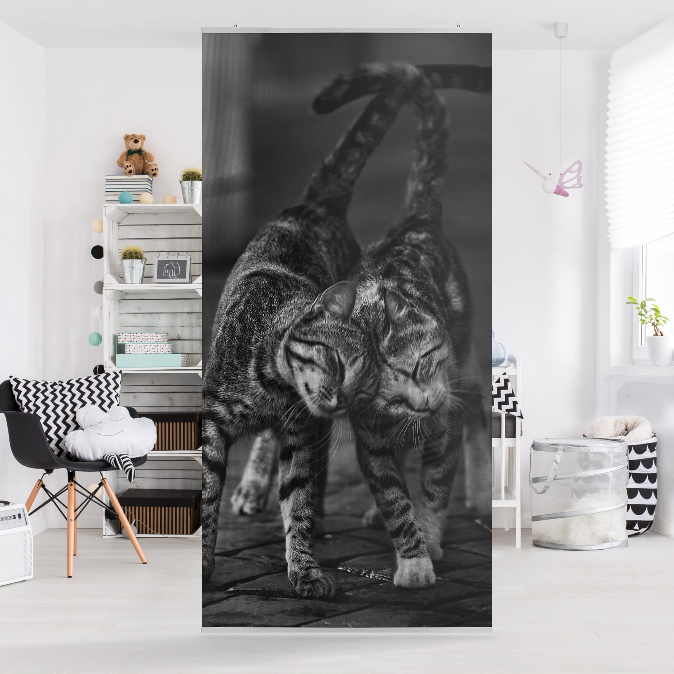 Raumteiler Kätzchenfreundschaft