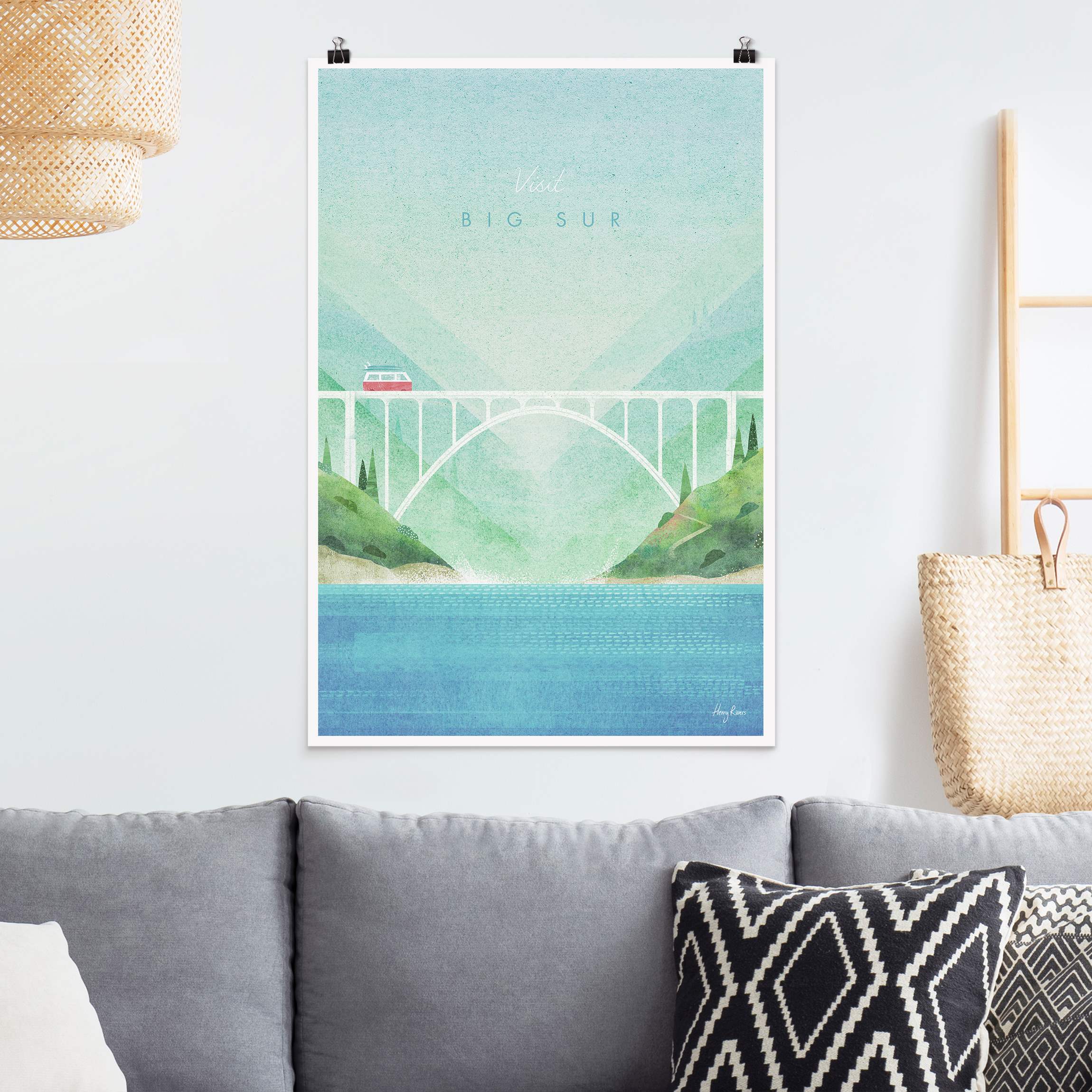 Poster Reiseposter - Big Sur