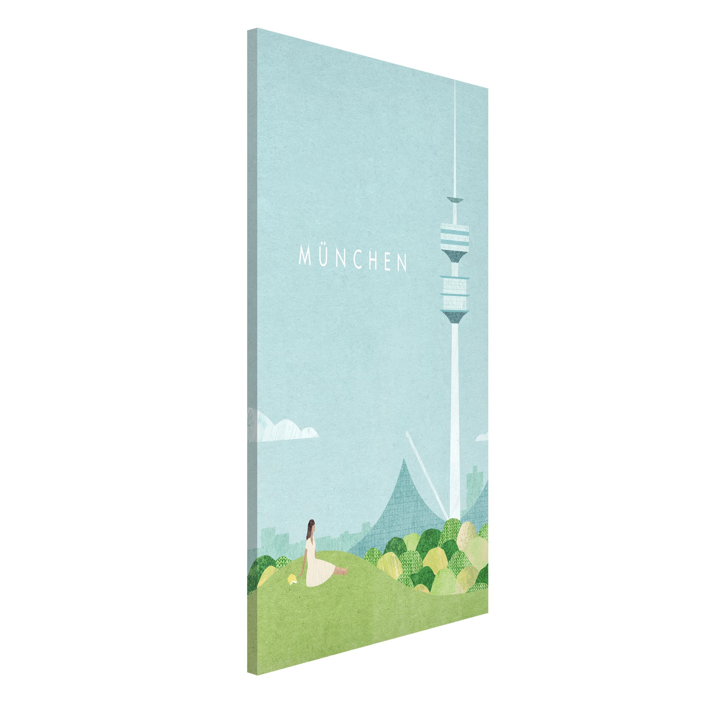 Magnettafel Reiseposter - München