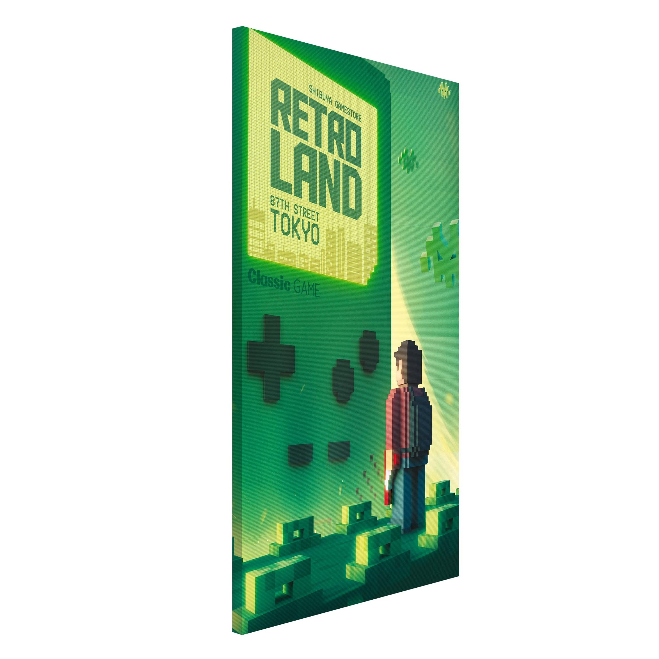 Magnettafel Retro Classical Game In Turquoise