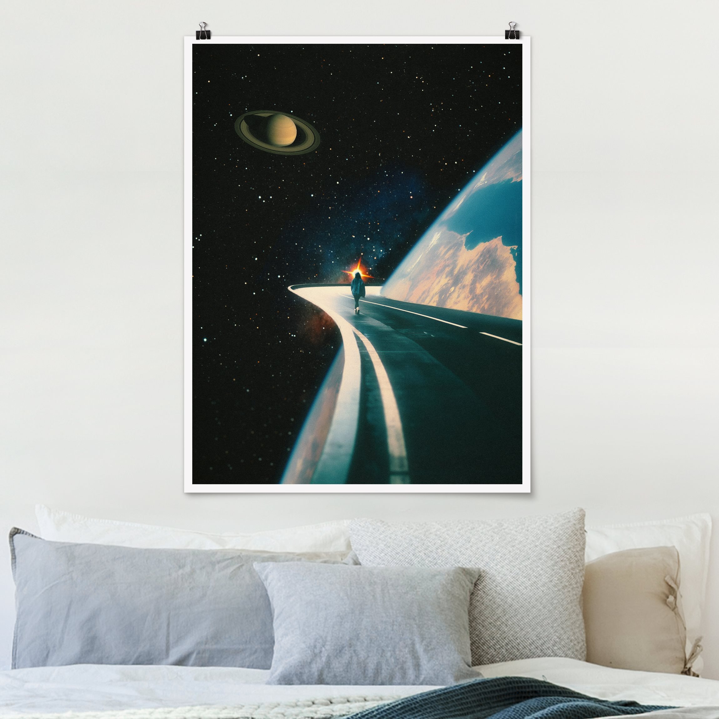 Poster Retro Collage - Bestimmung