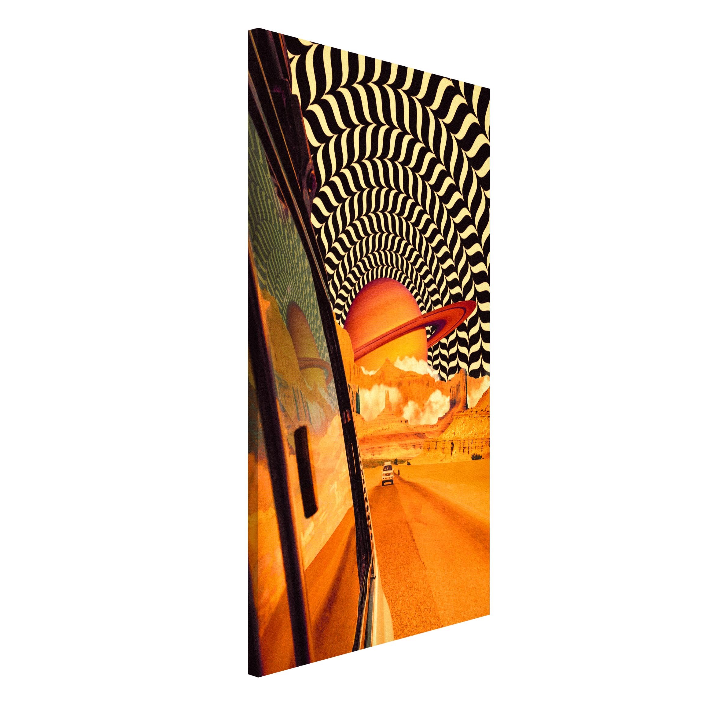 Magnettafel Retro Collage - Der beste Roadtrip I