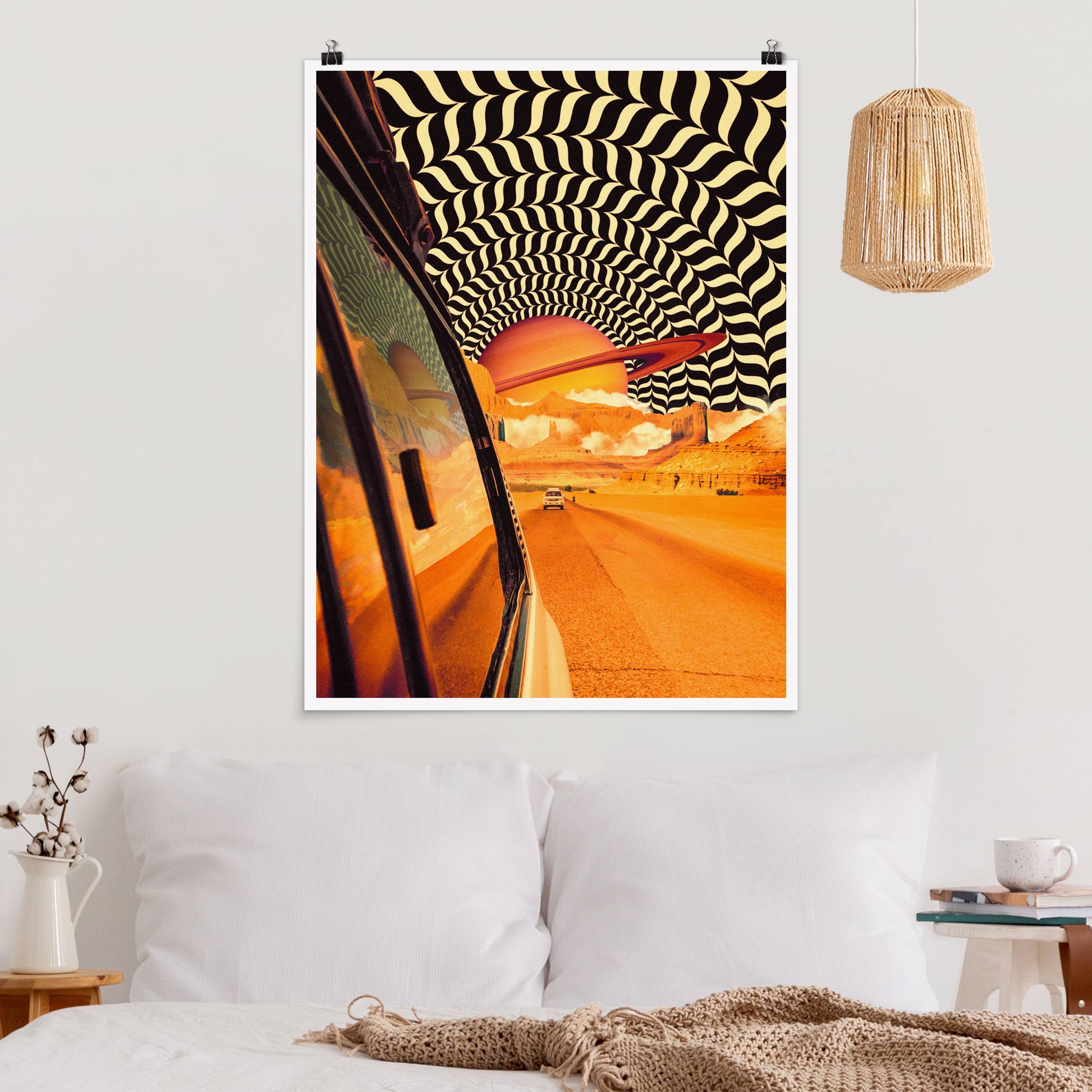 Poster Retro Collage - Der beste Roadtrip I