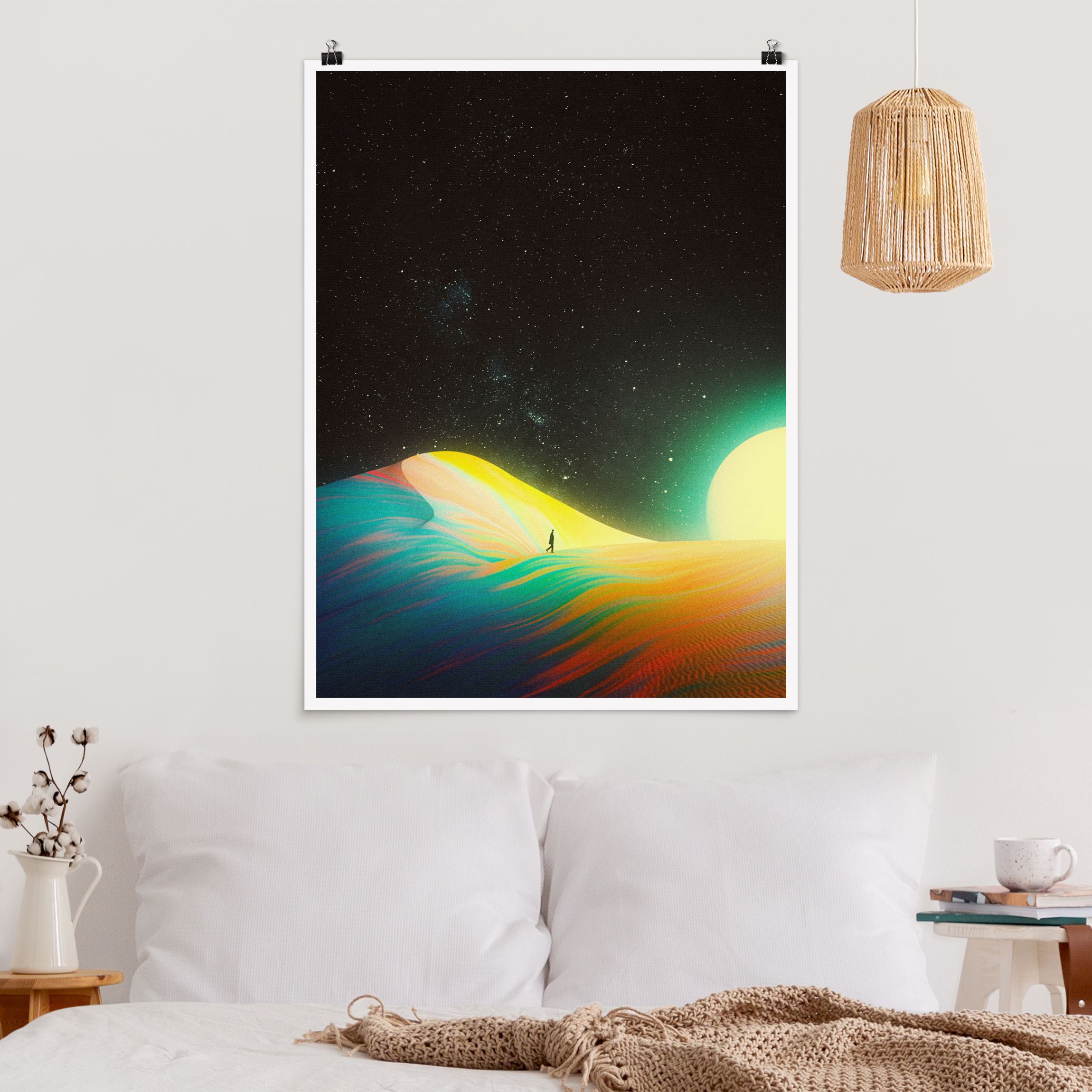 Poster Retro Collage - Der Ursprung allen Glücks