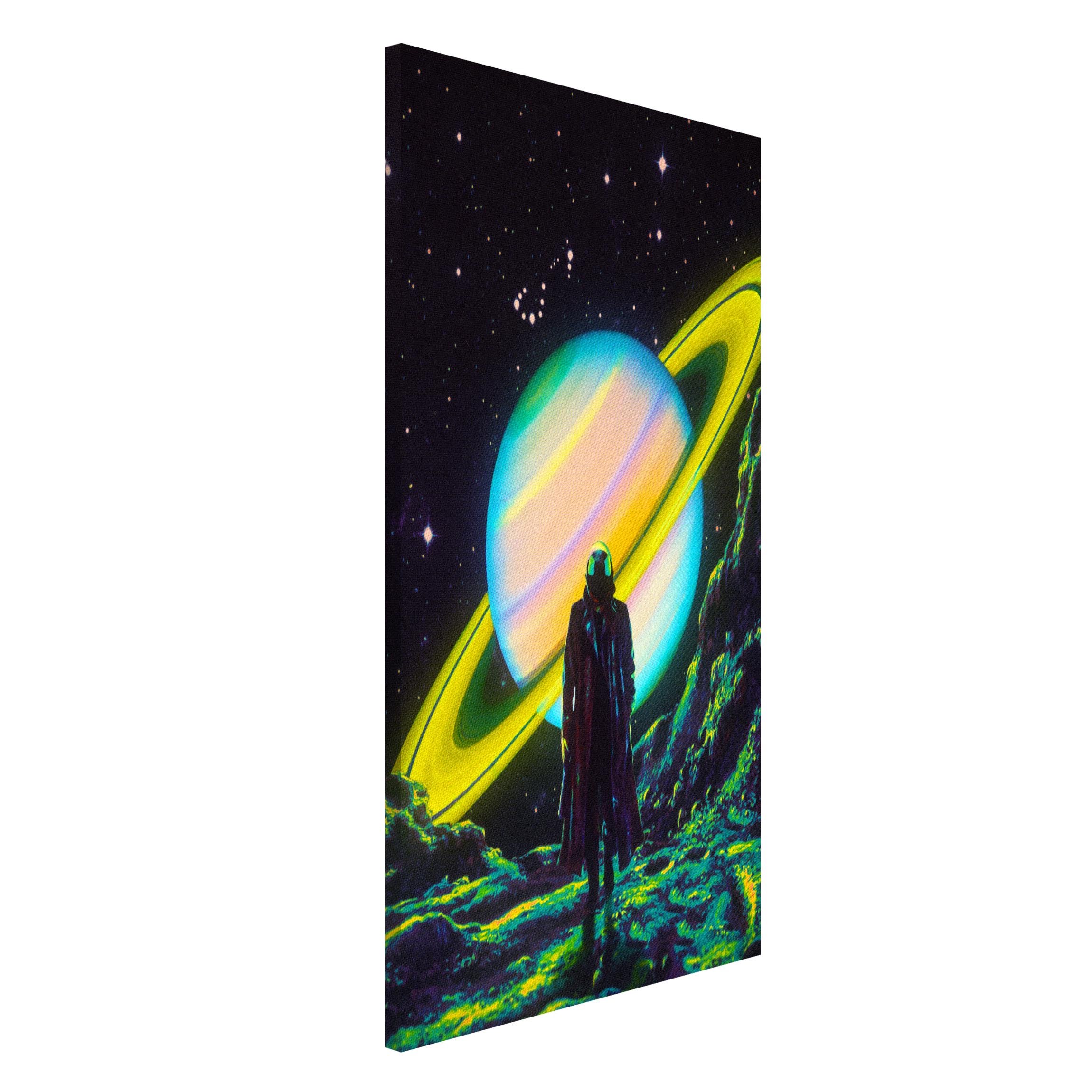 Magnettafel Retro Collage - Die Ankunft