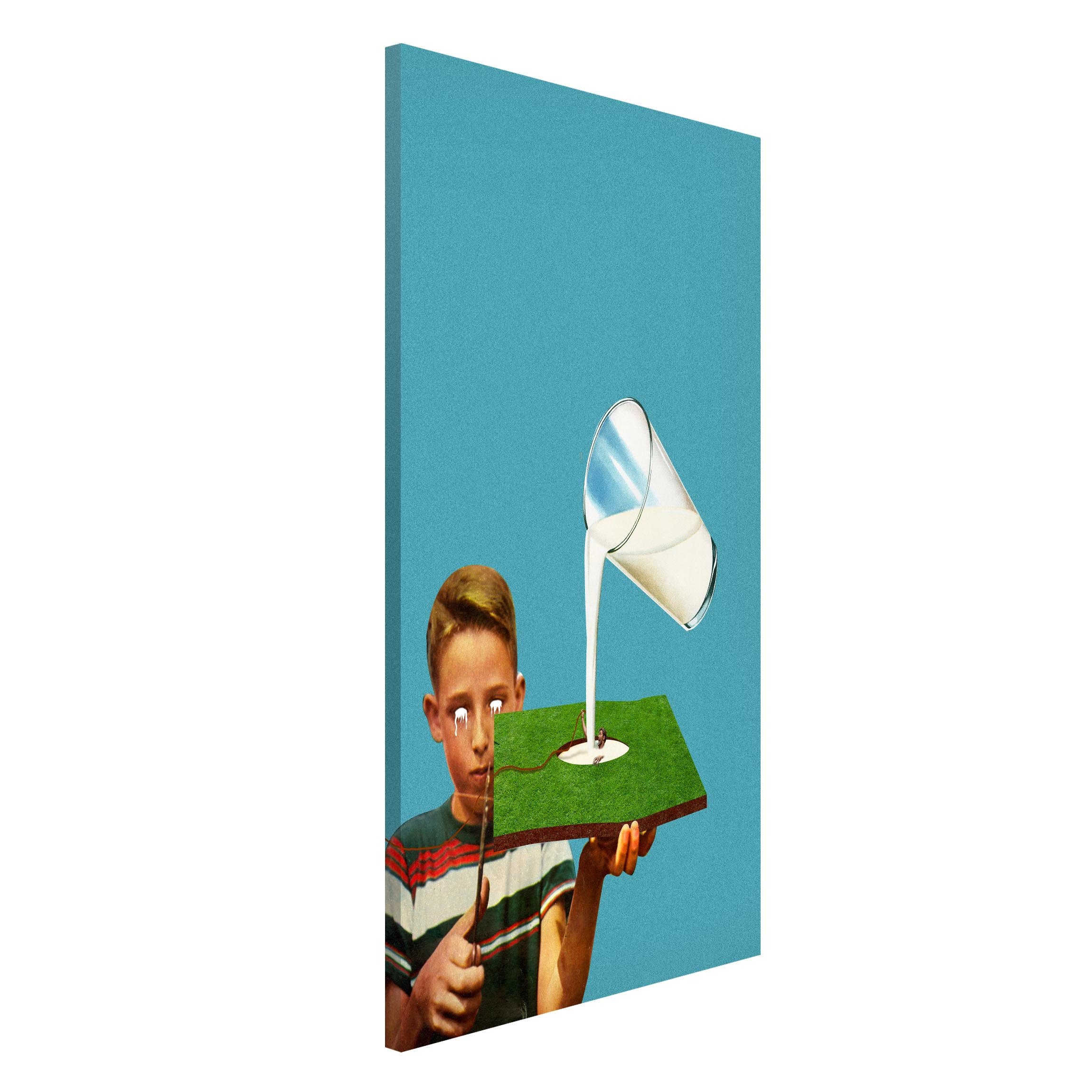 Magnettafel Retro Collage - Die Milch