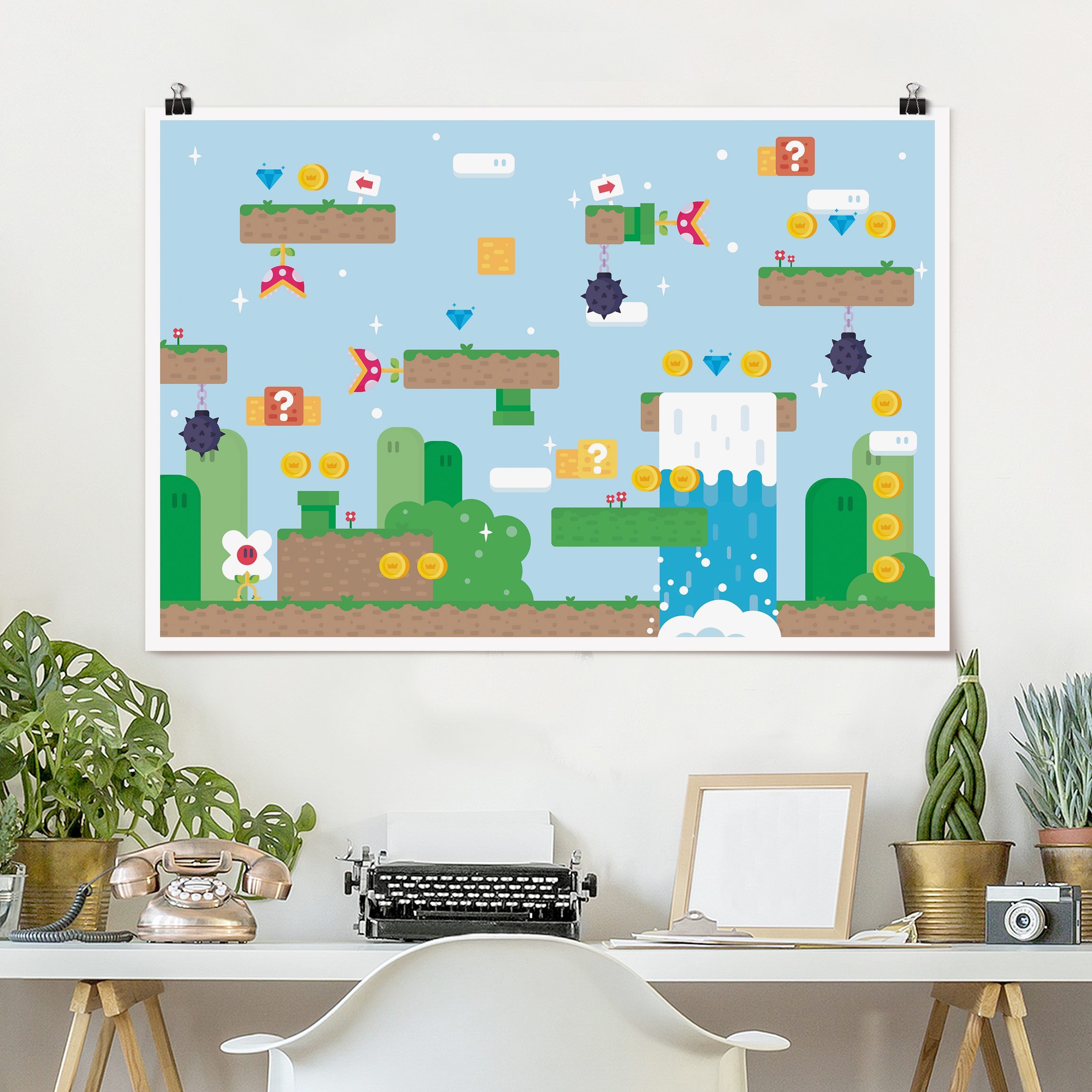 Poster Retro Game Klassiker