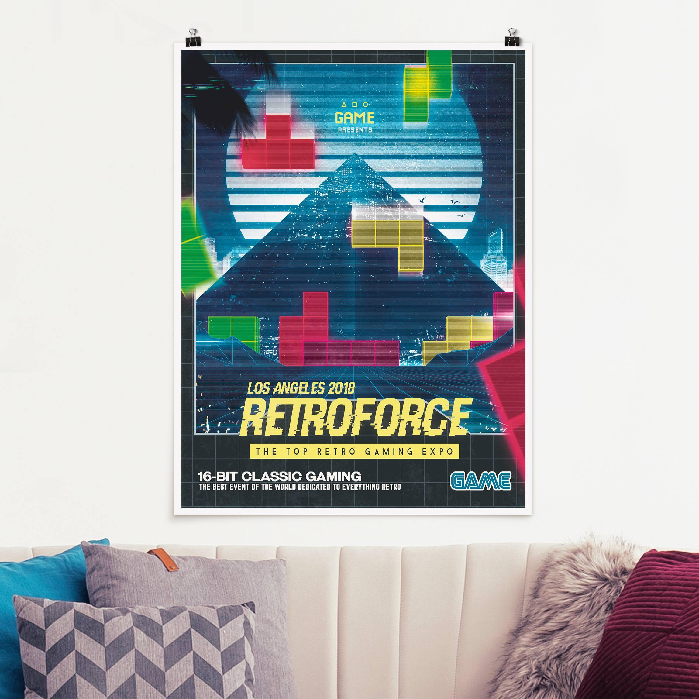 Poster Retro Gaming Klassiker