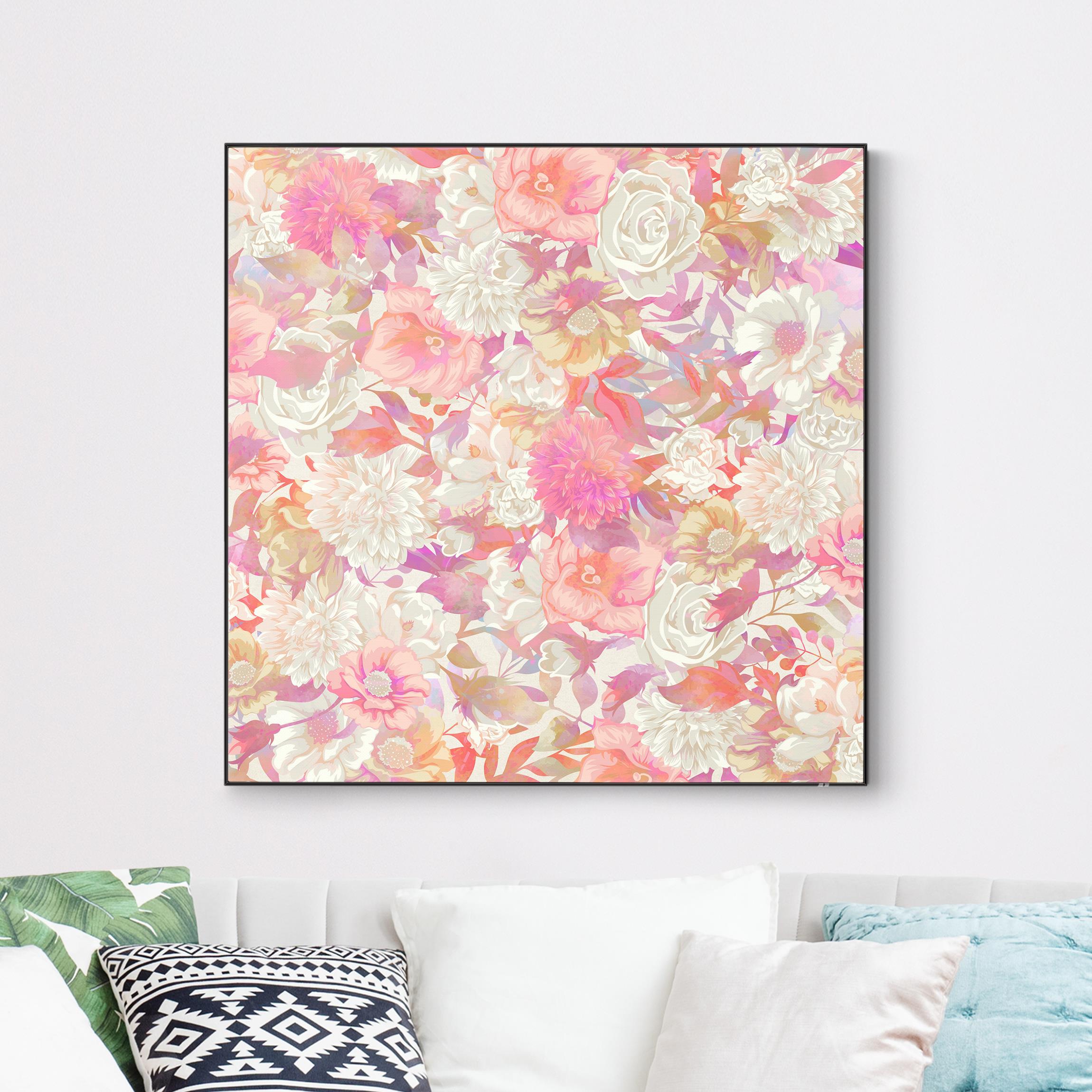 Wechselbild Rosa Blütentraum mit Rosen