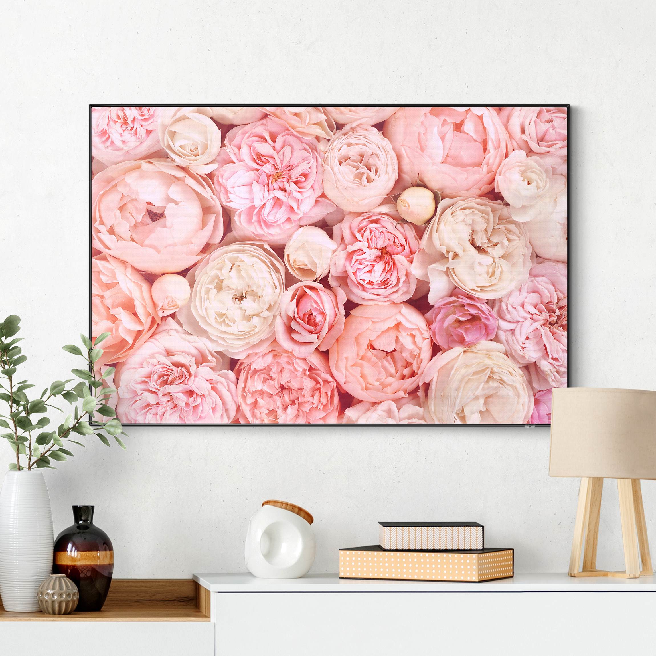 Wechselbild Rosen Rosé Koralle Shabby