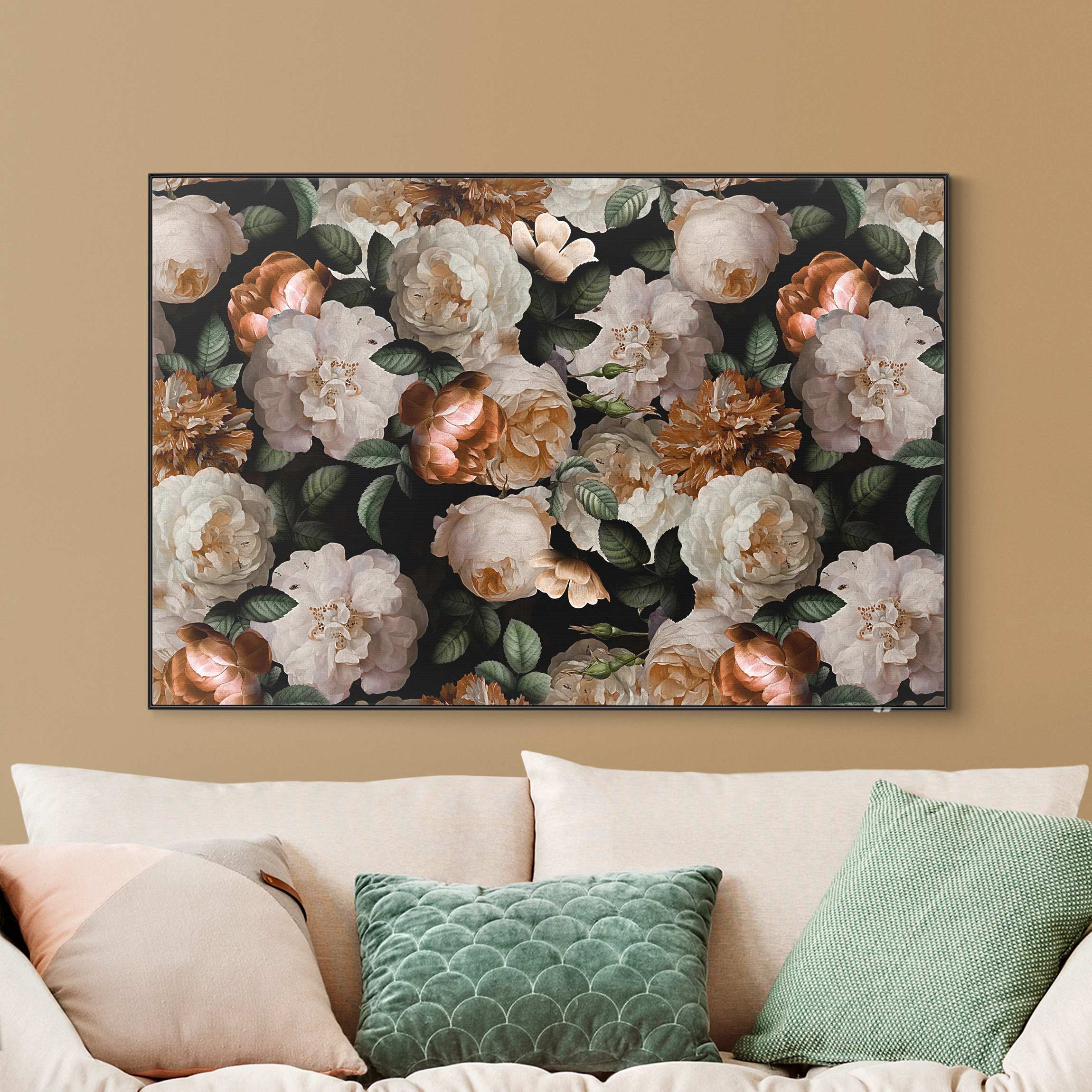 Wechselbild Rote Rosen mit Weißen Rosen II