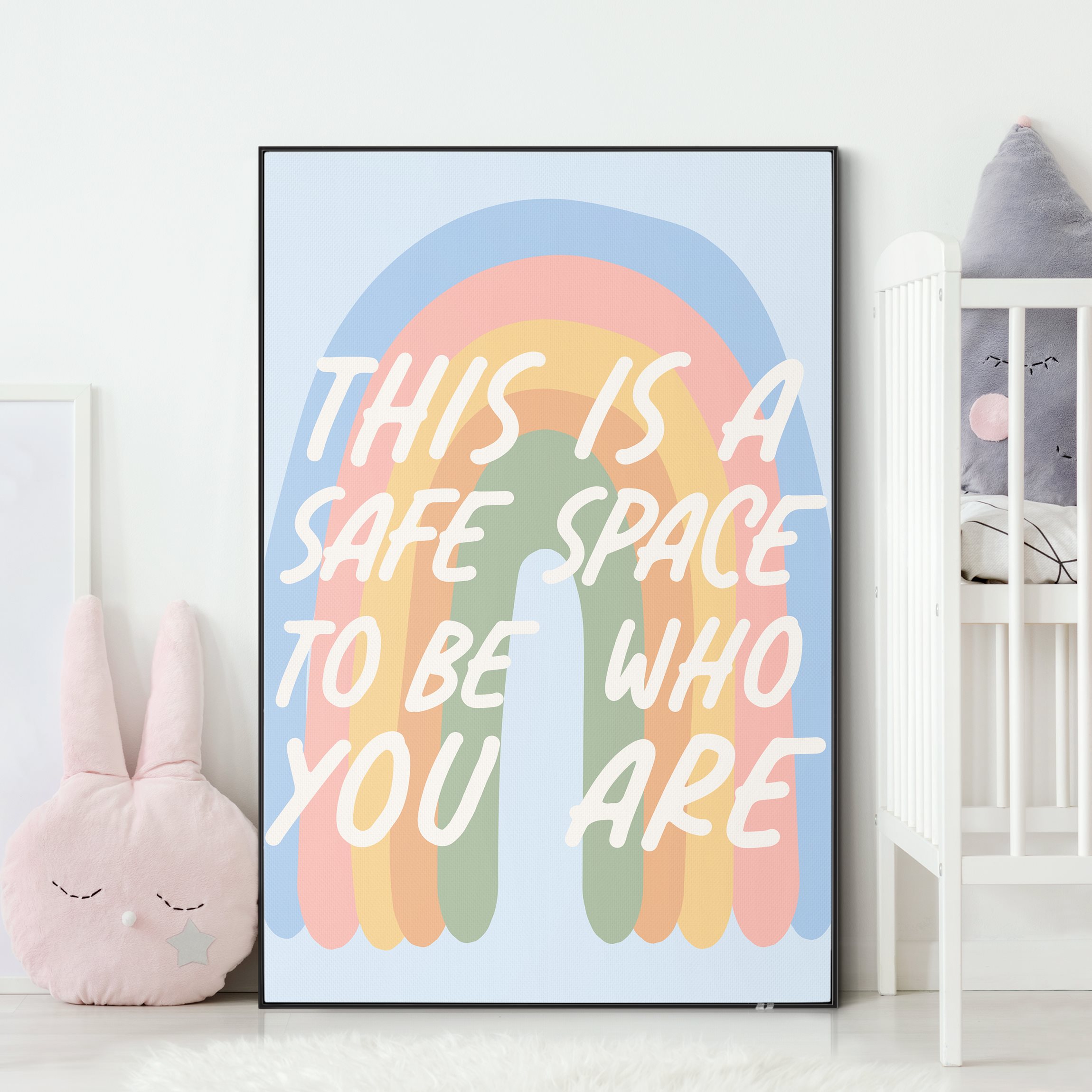 Wechselbild Safe Place Rainbow