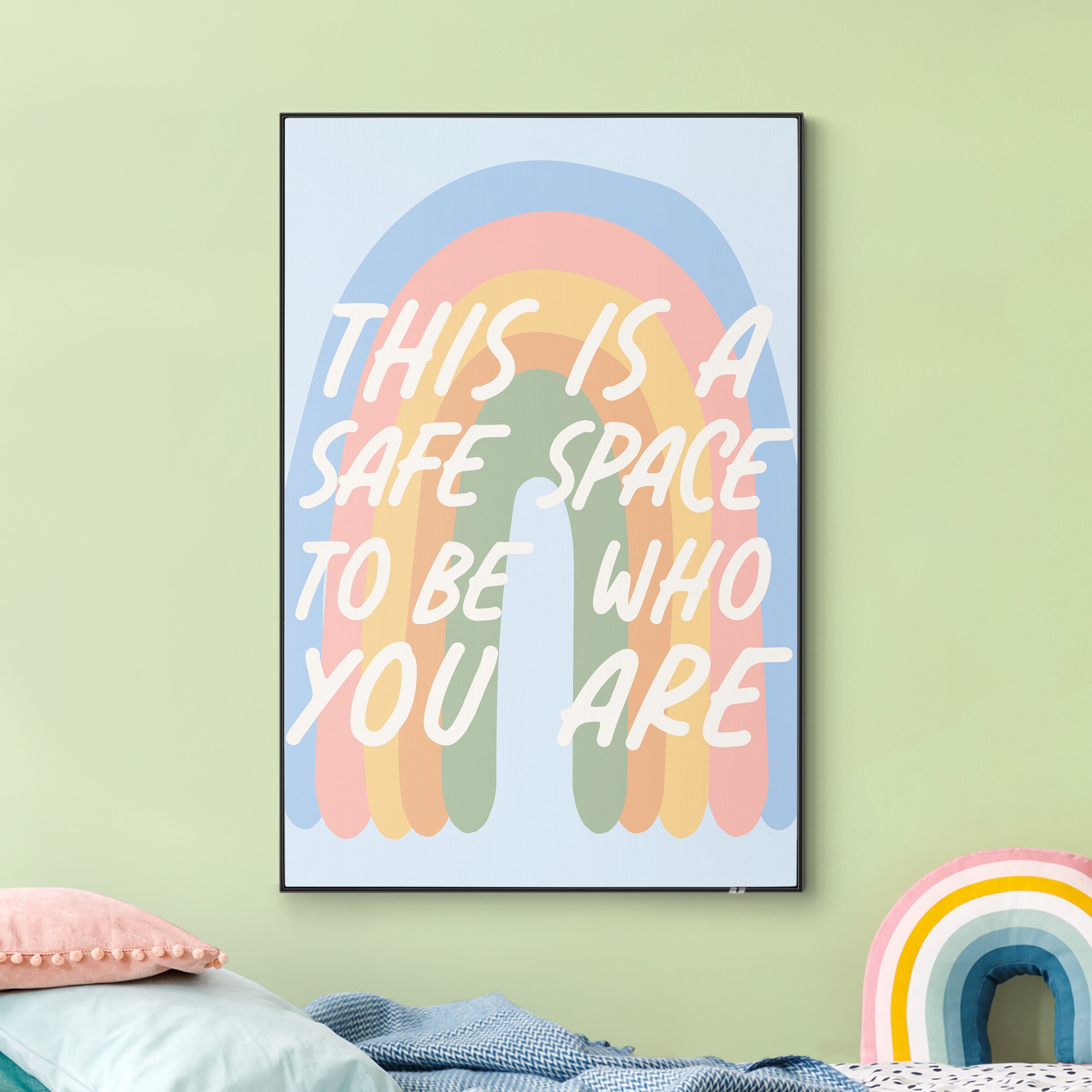 Wechselbild Safe Place Rainbow