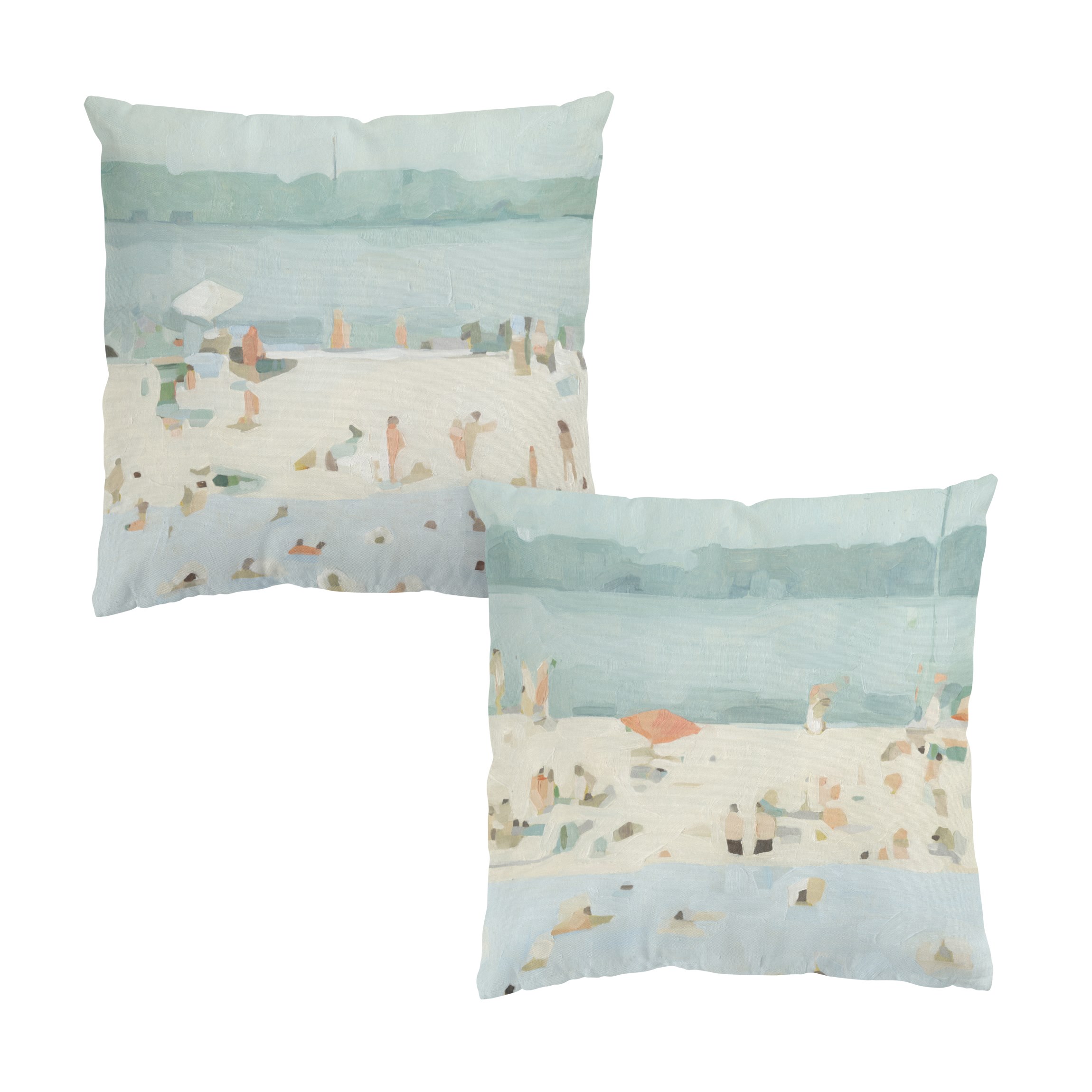 Dekokissen 2er Set Sandbank im Meer Set I