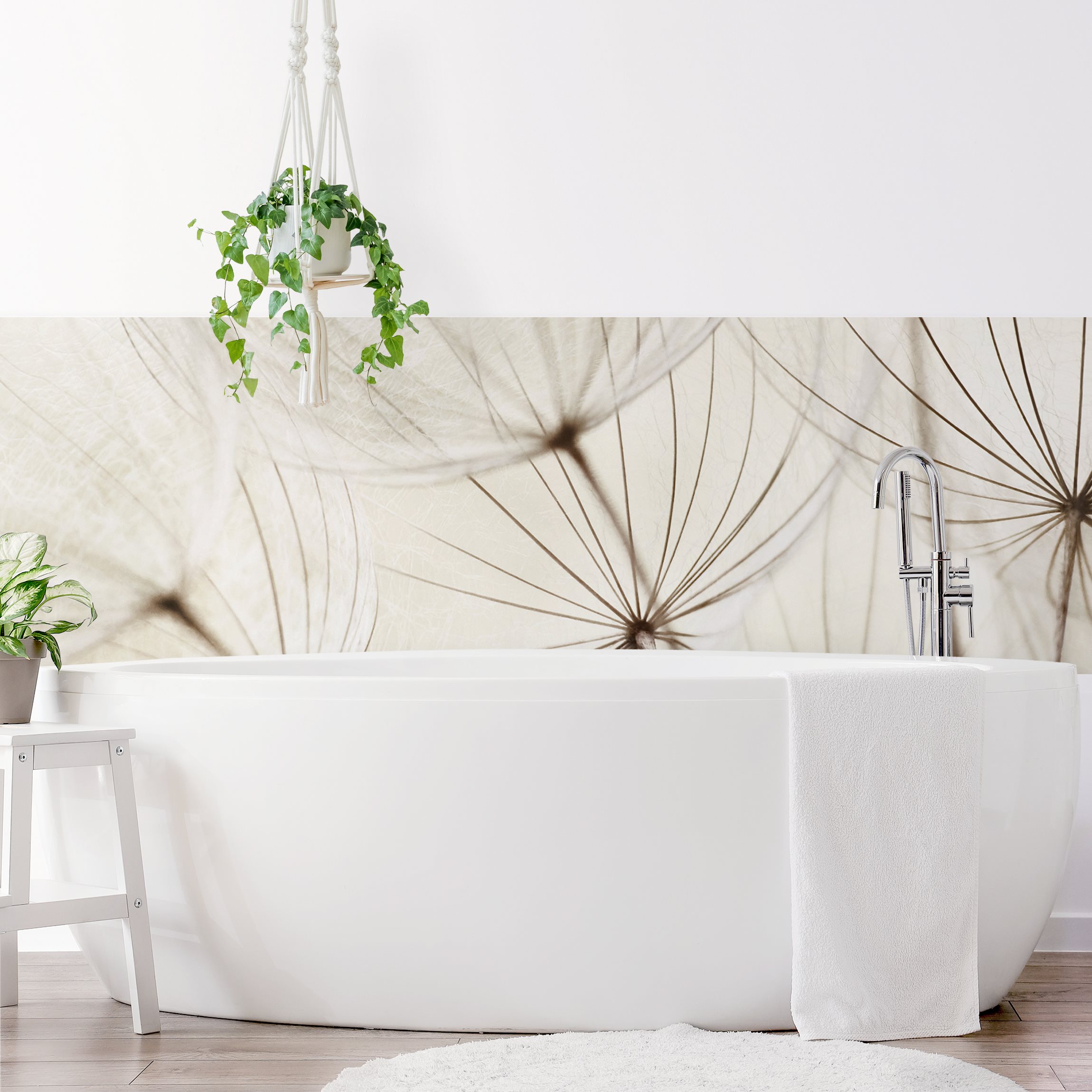 Wandverkleidung Bad Sanfte Gräser