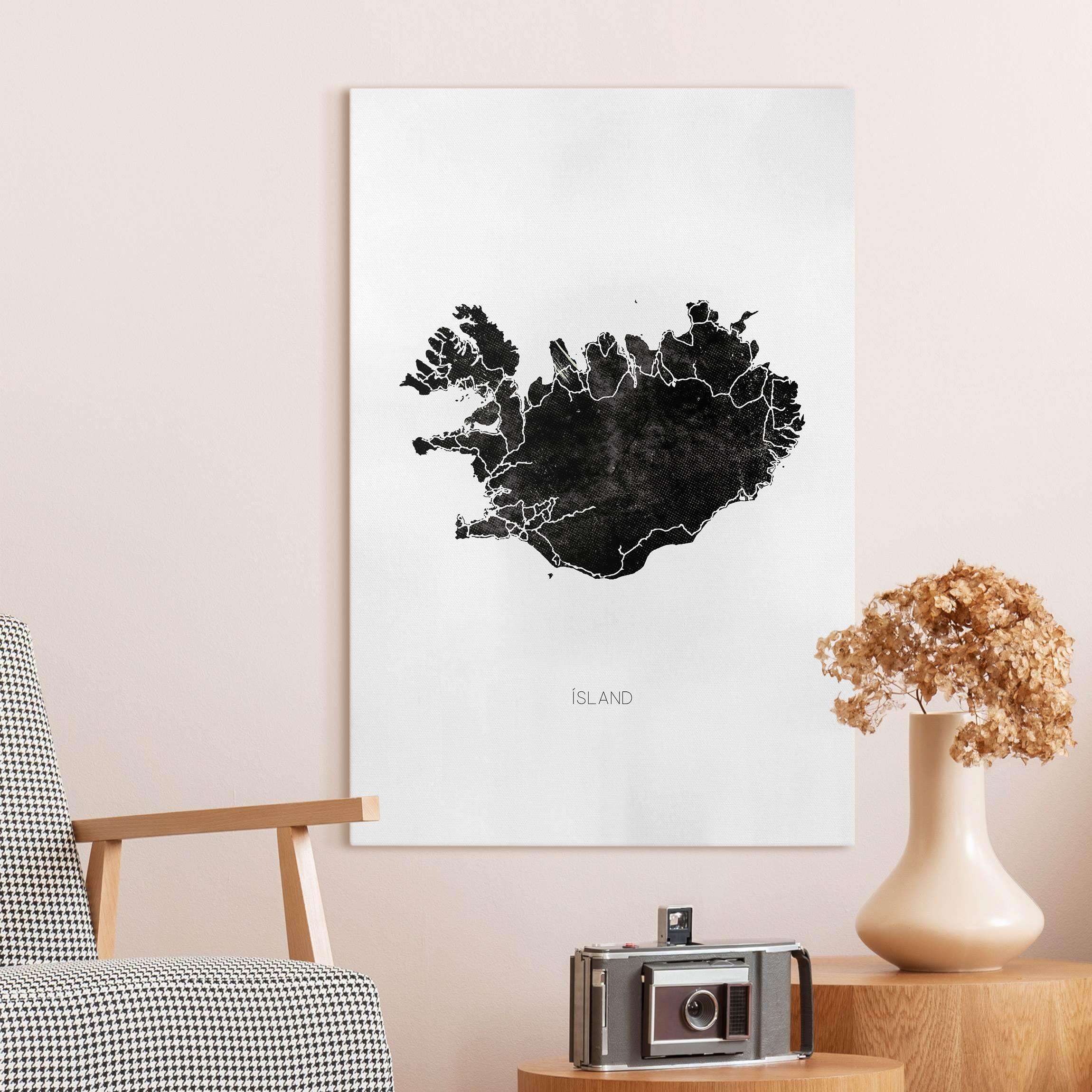 Leinwandbild Schwarzes Island