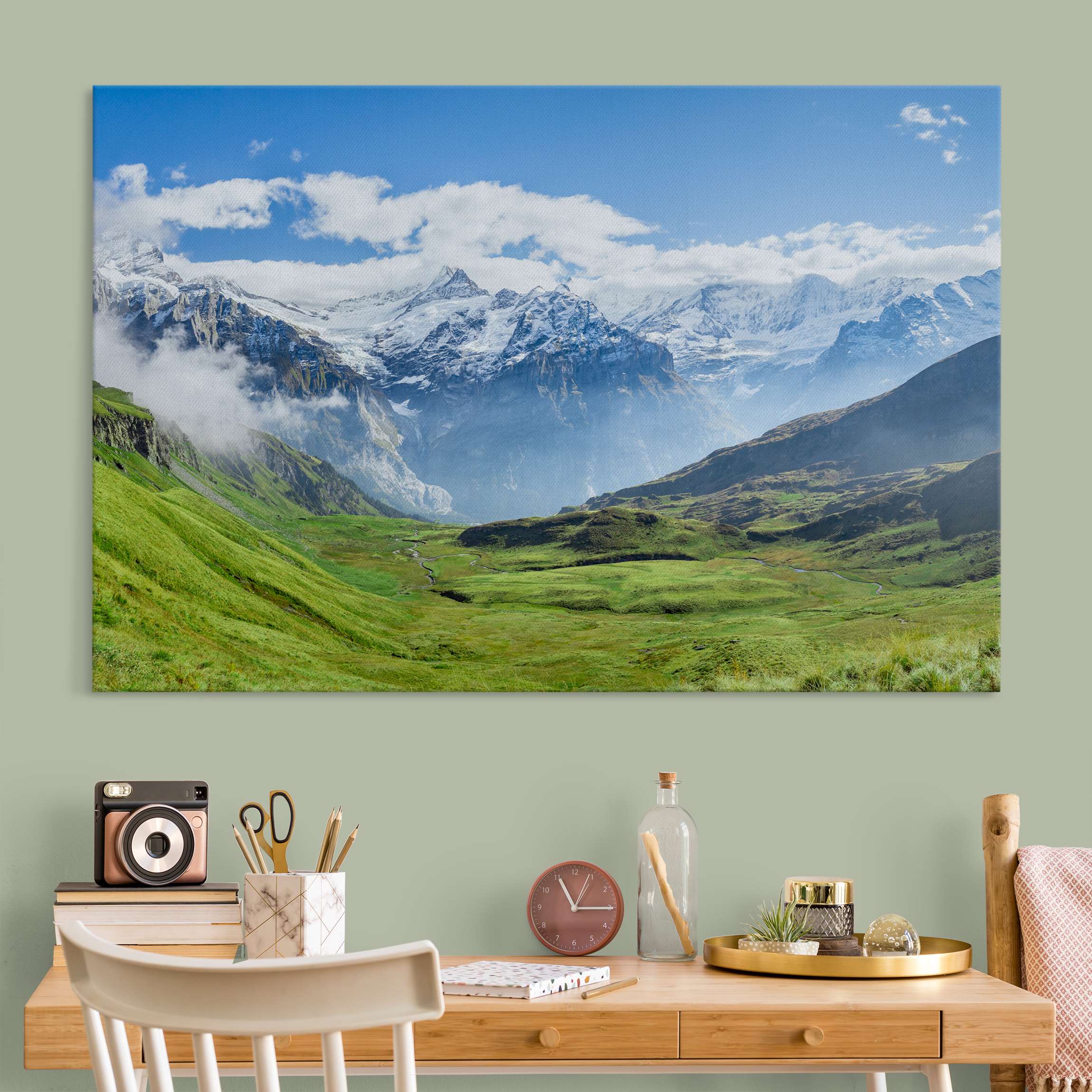Akustikbild Schweizer Alpenpanorama