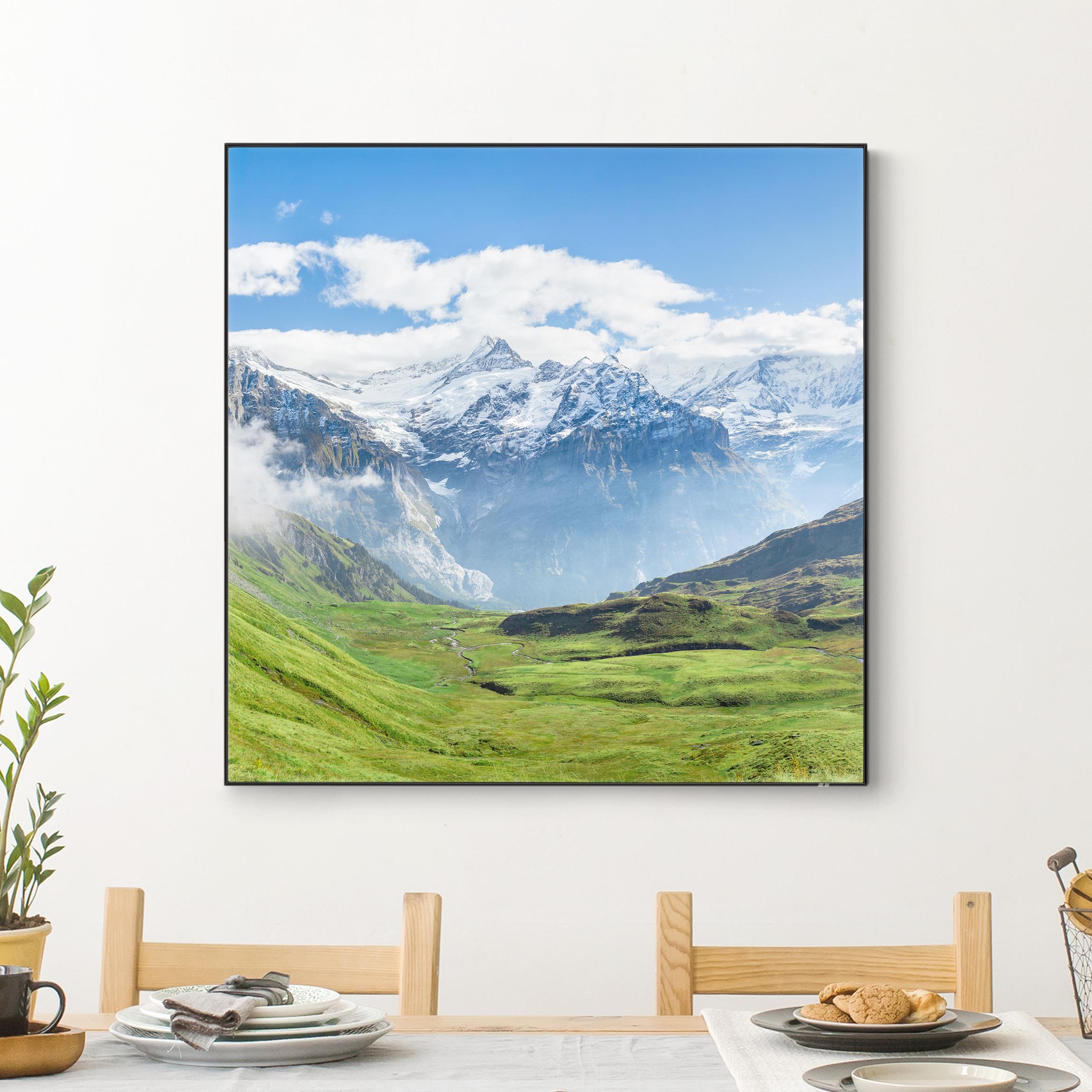 Wechselbild Schweizer Alpenpanorama