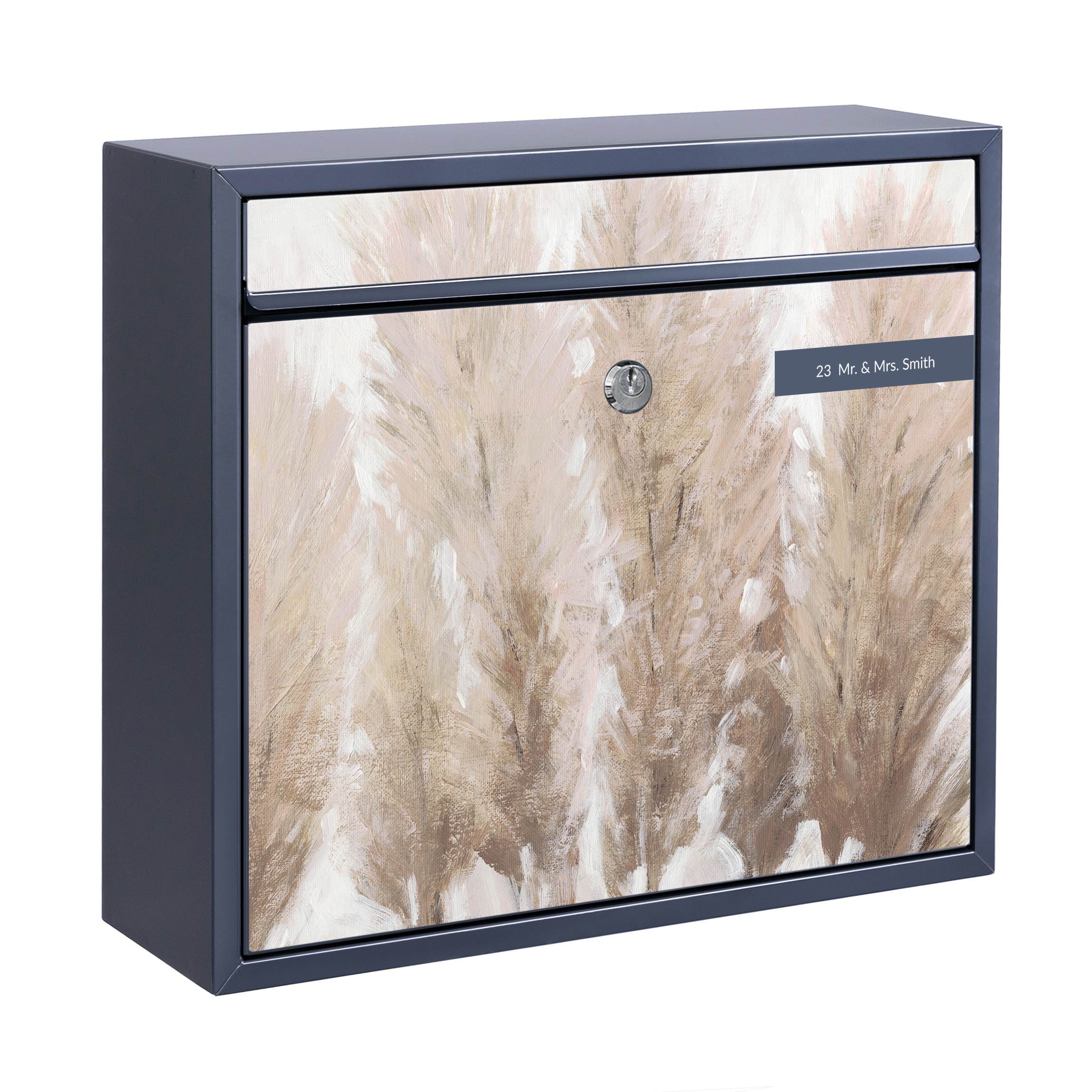 Briefkasten mit eigenem Text Sehnsucht nach Ruhe