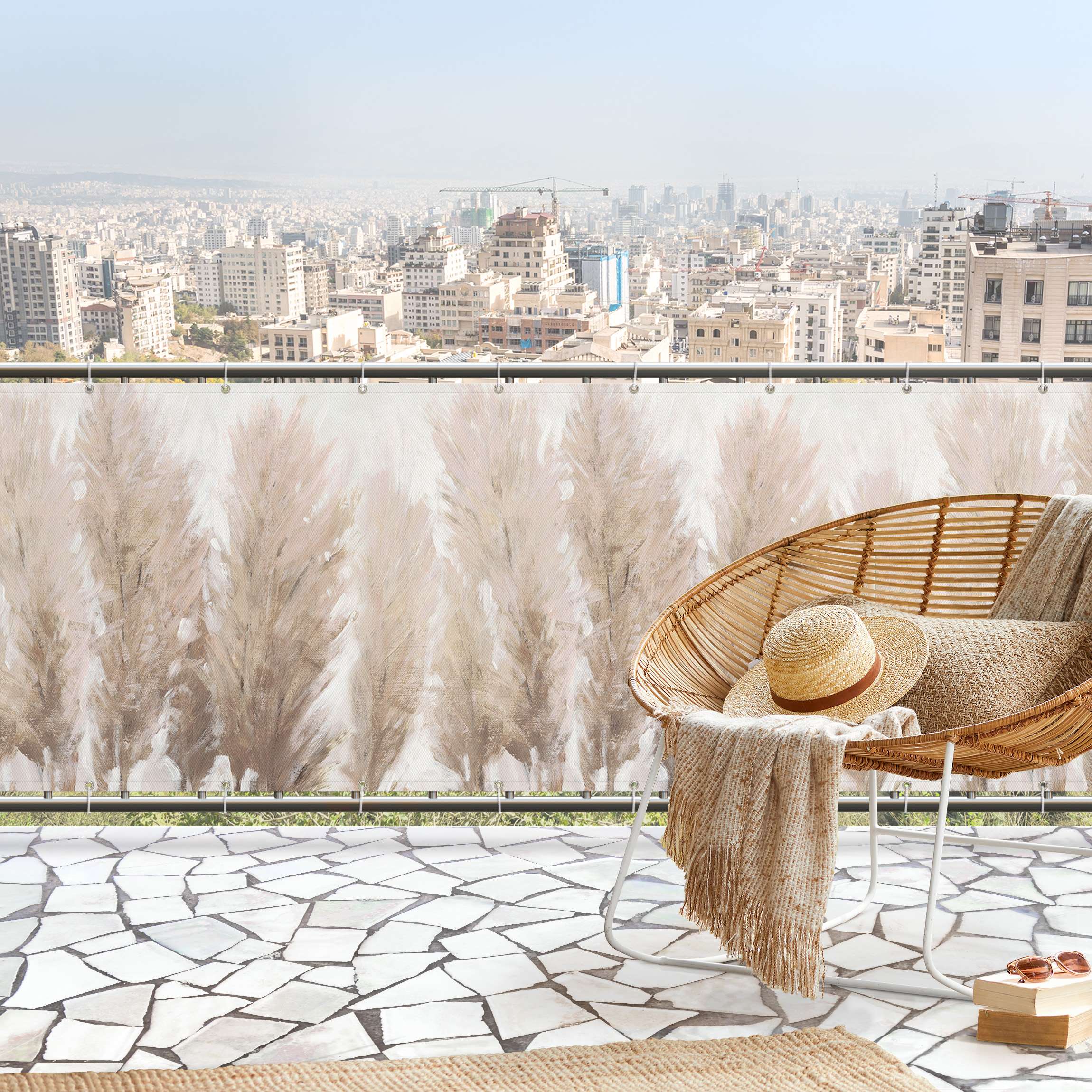 Balkon Sichtschutz Sehnsucht nach Ruhe