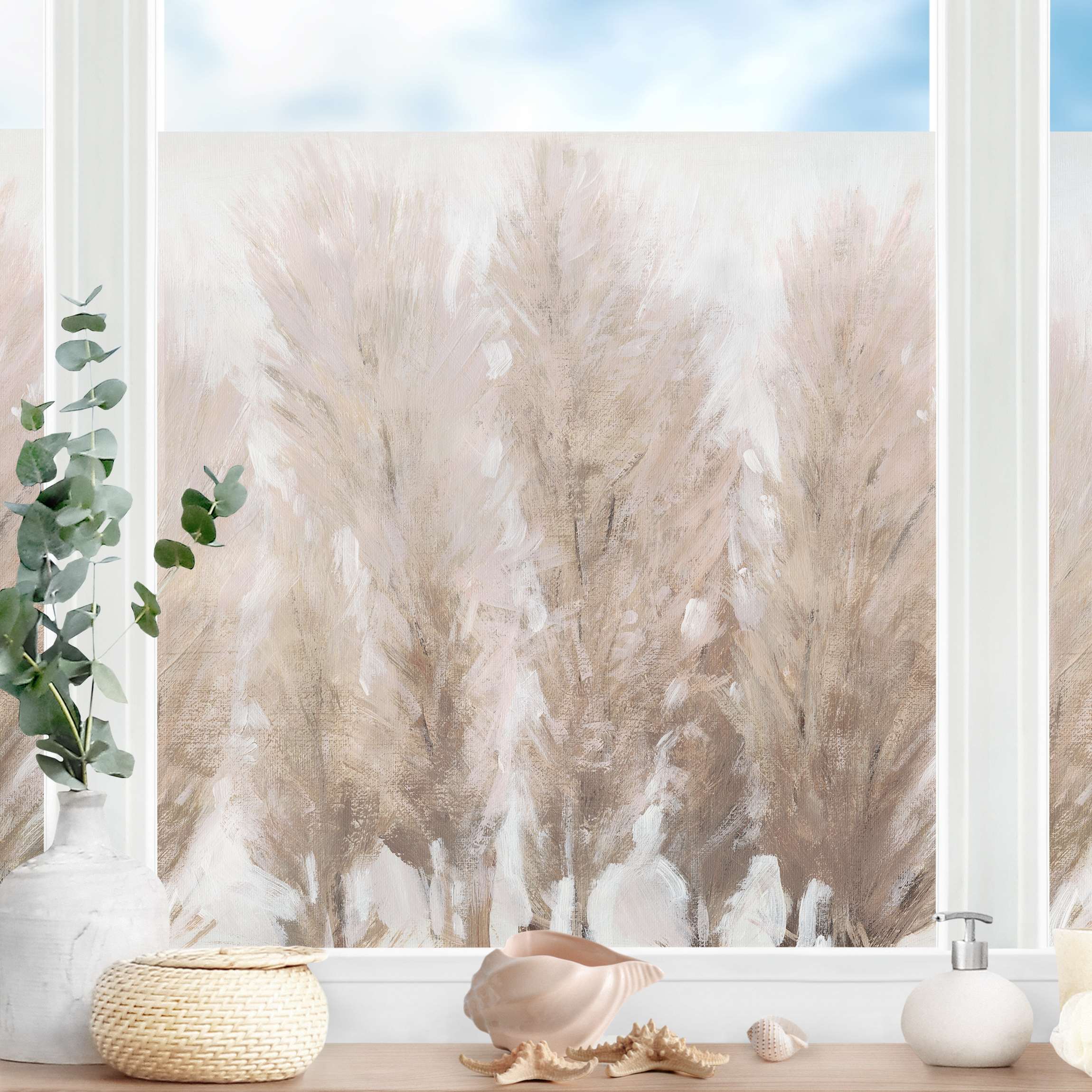 Fensterfolie Sehnsucht nach Ruhe