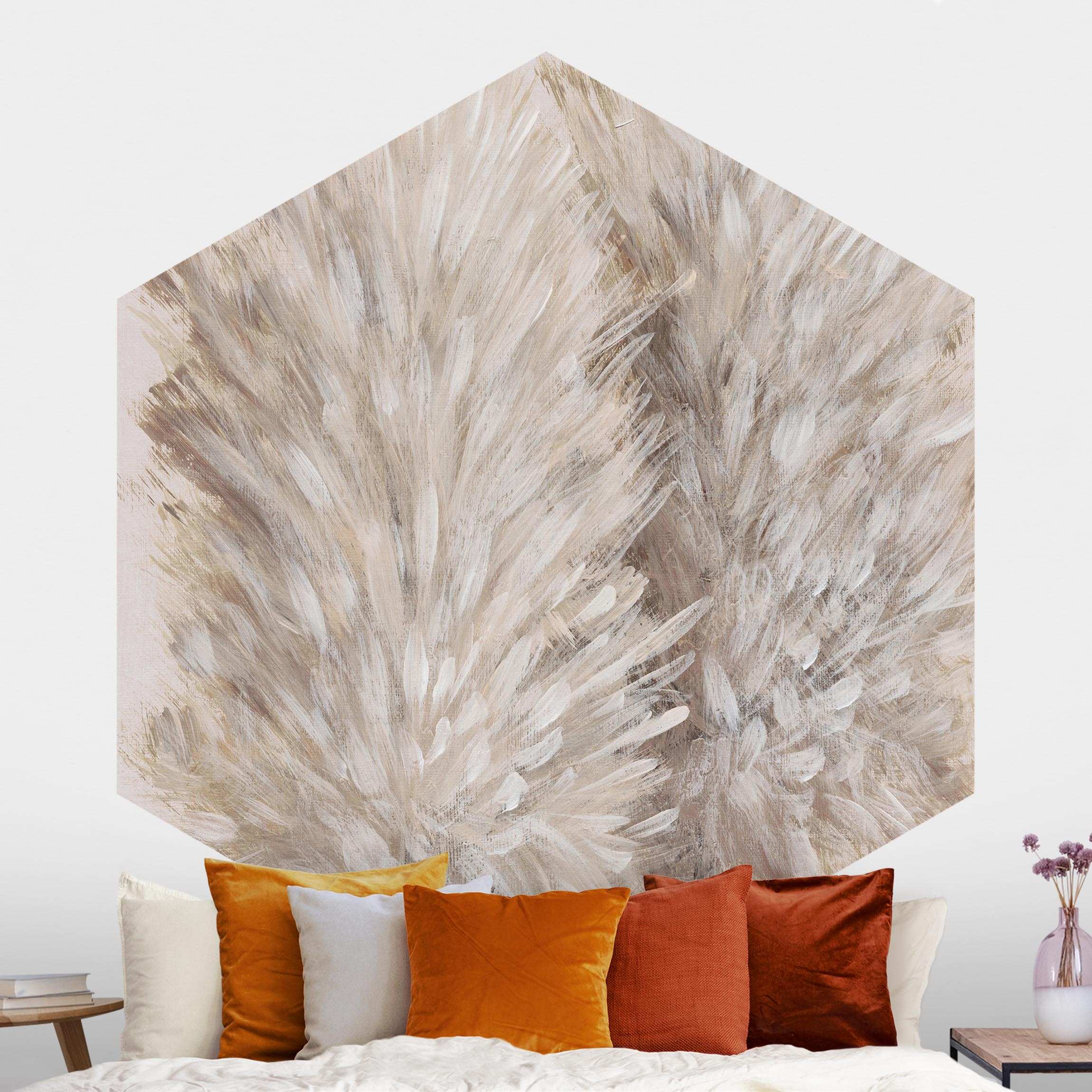 Hexagon Fototapete Sehnsucht nach Stille