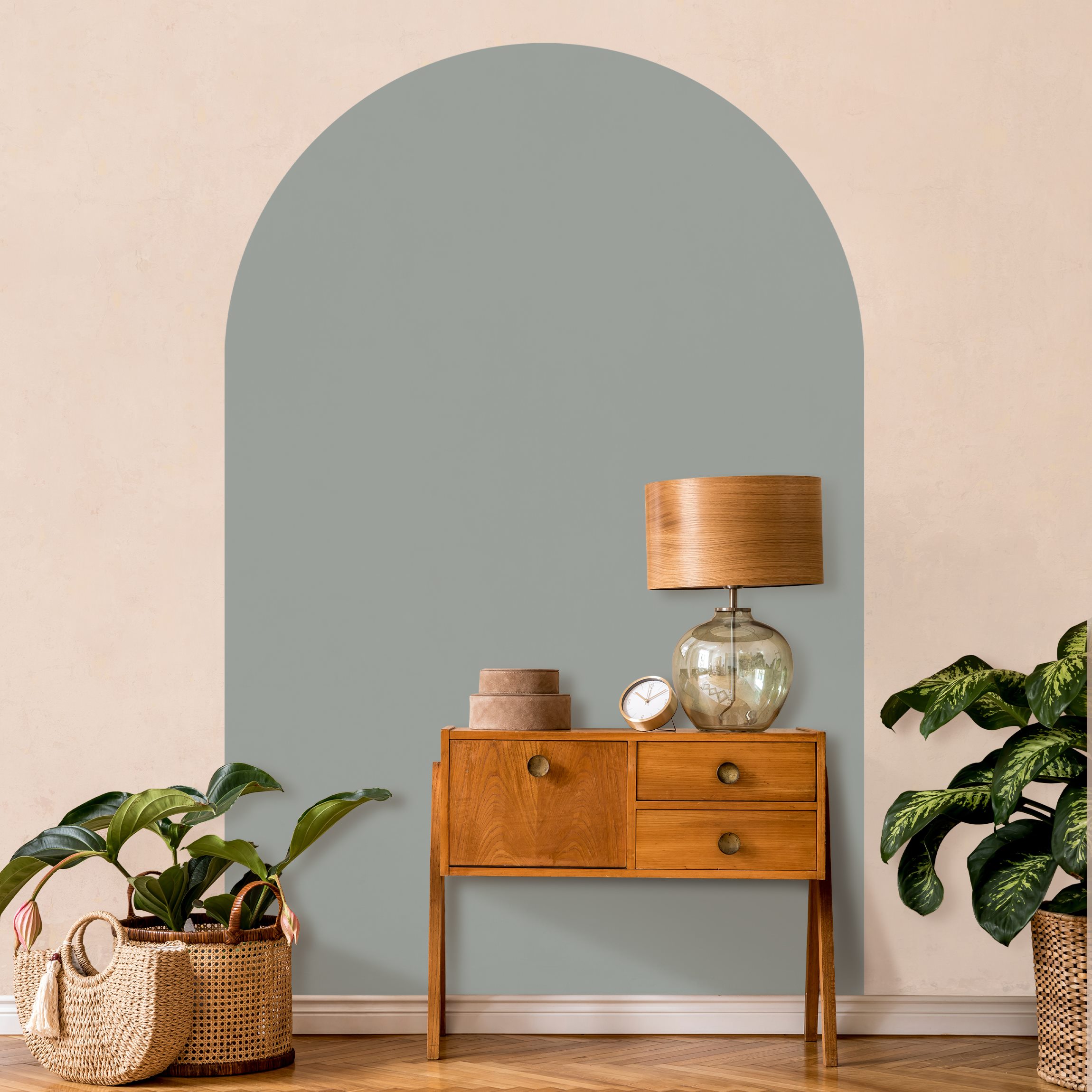 Rundbogen Tapete Shady Spice