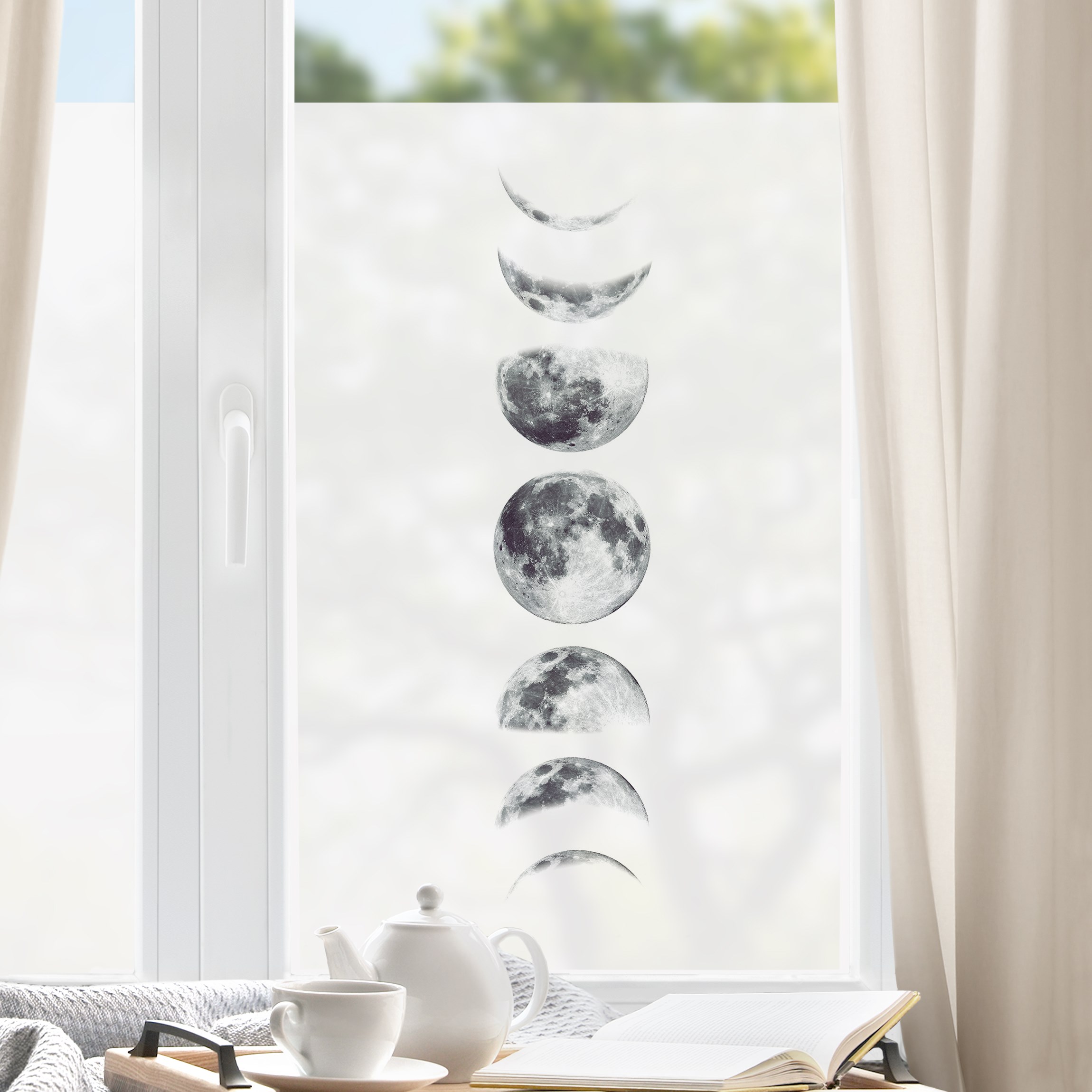 Fensterfolie Sieben Monde