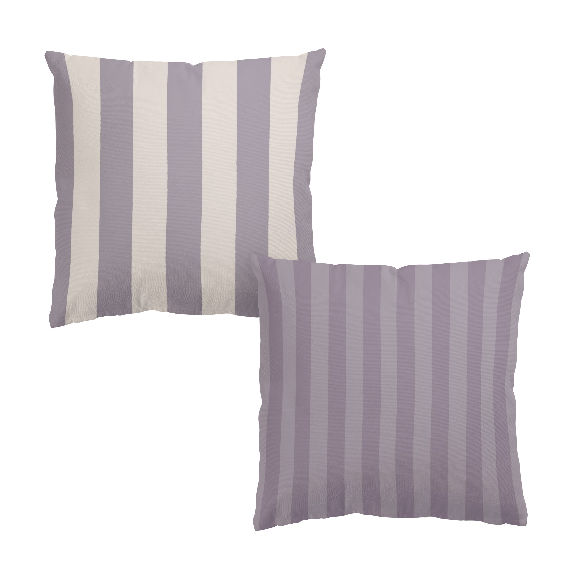 Dekokissen 2er Set Simple Mauve Streifen Duo