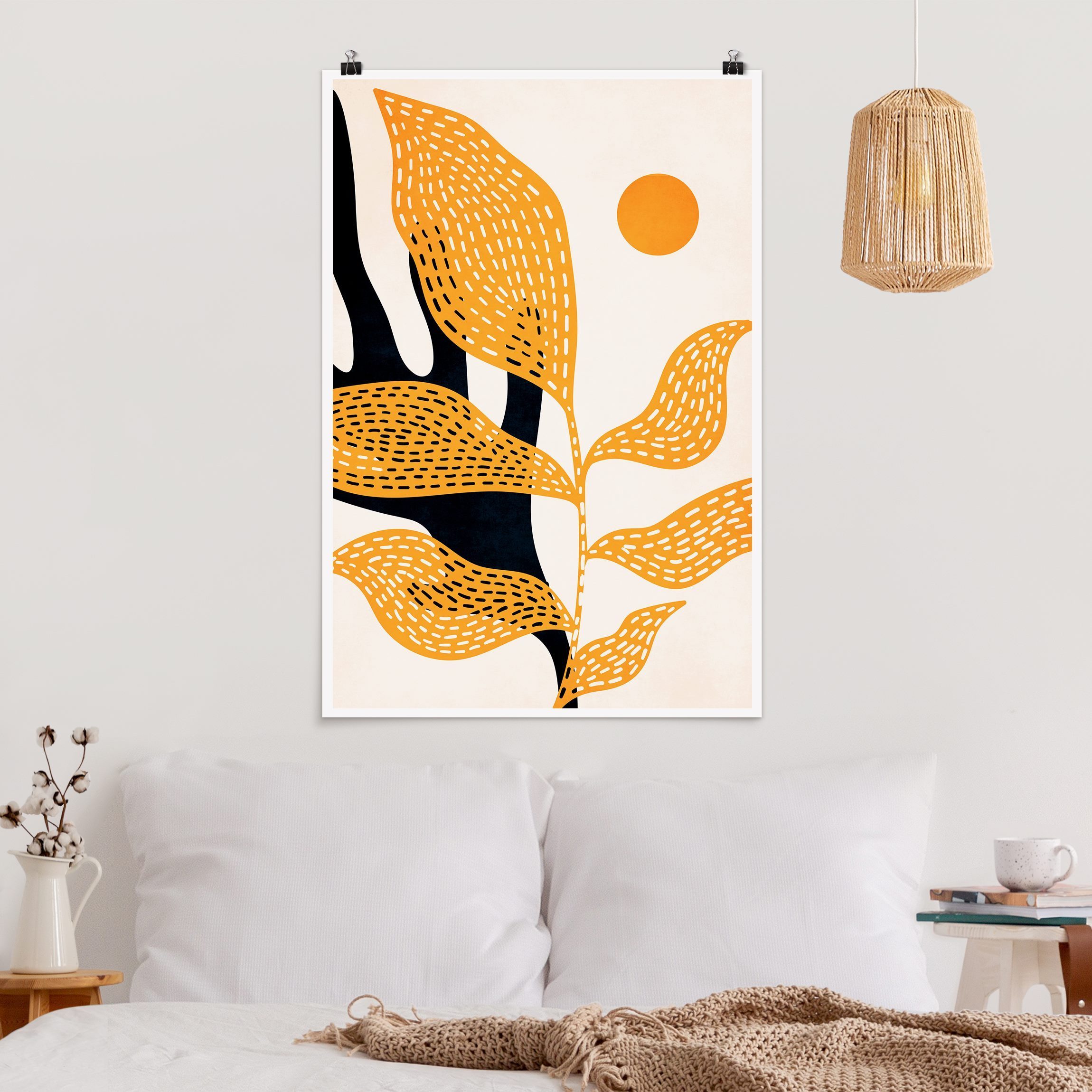 Poster Sonnenschein im Garten