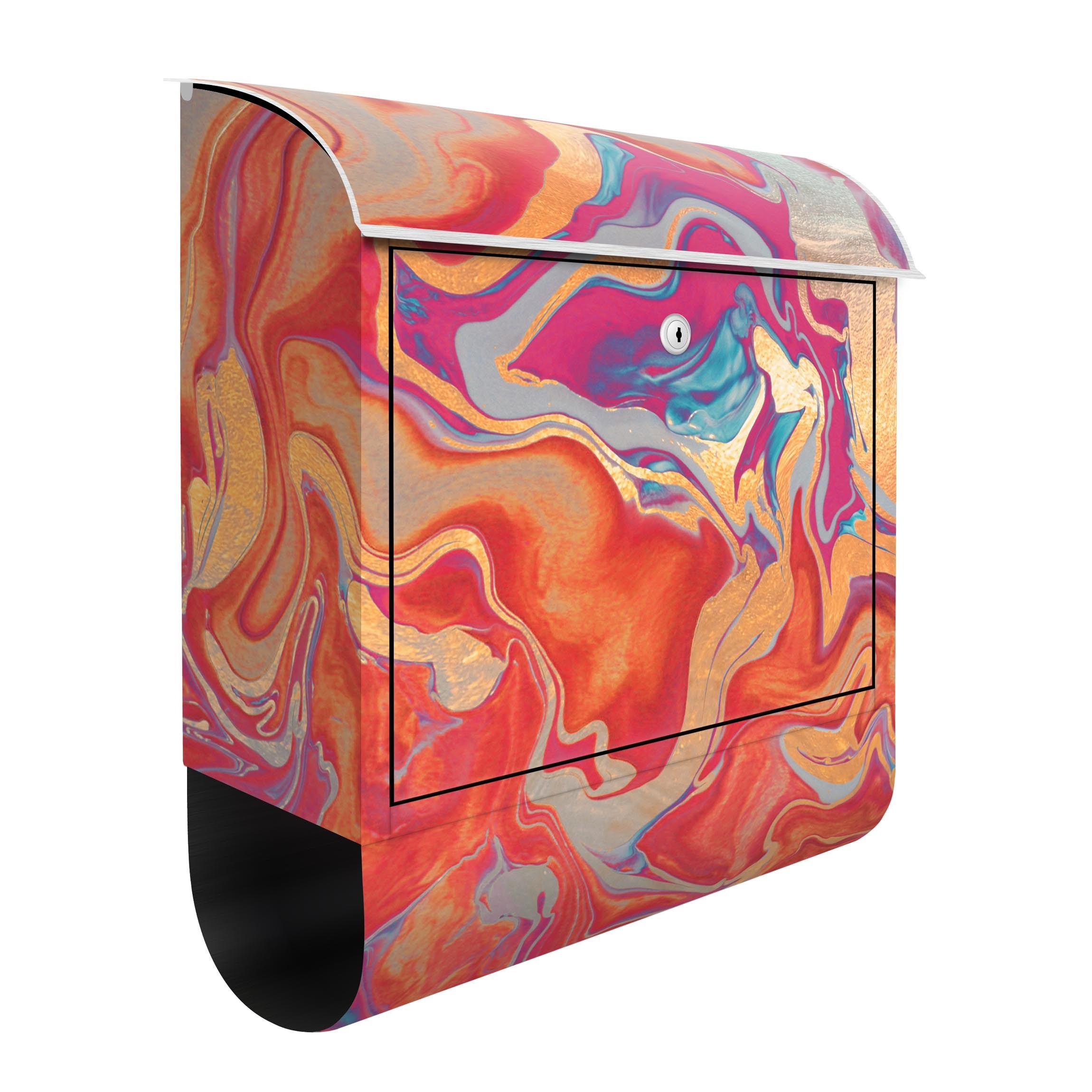 Briefkasten Spiel der Farben Goldenes Feuer