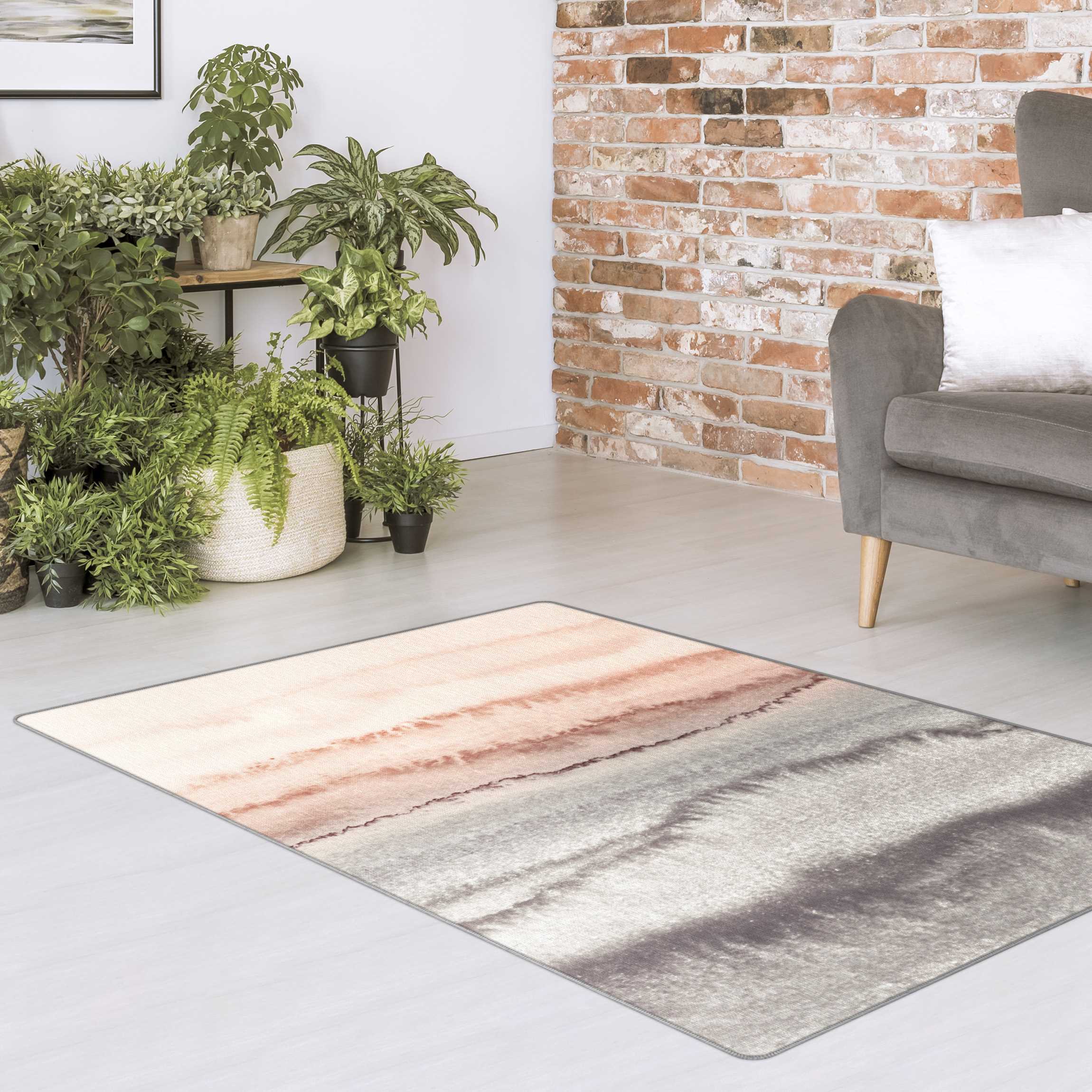 Teppich Spiel der Farben Meeresrauschen im Nebel