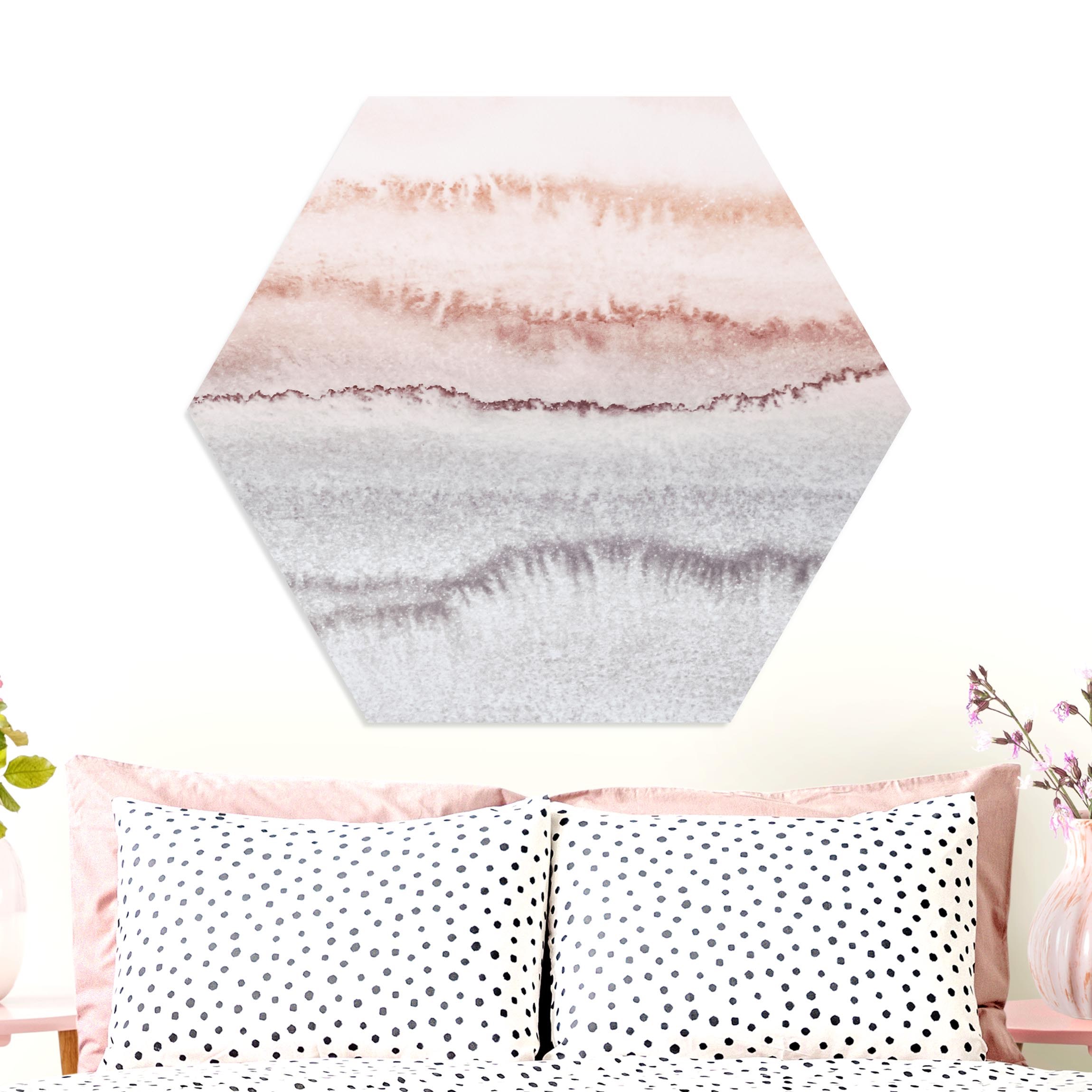 Hexagon-Forexbild Spiel der Farben Meeresrauschen im Nebel