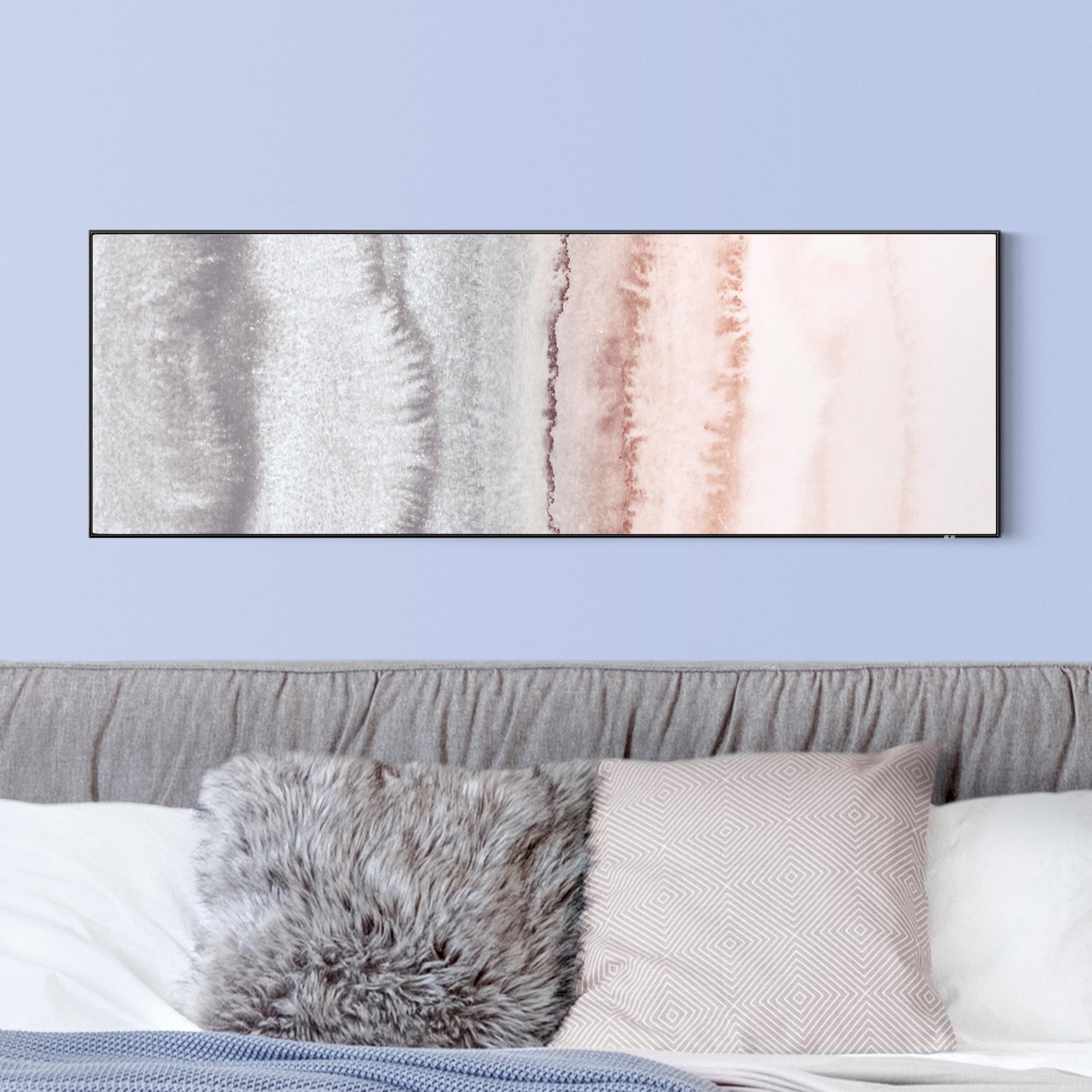 Wechselbild Spiel der Farben Meeresrauschen im Nebel