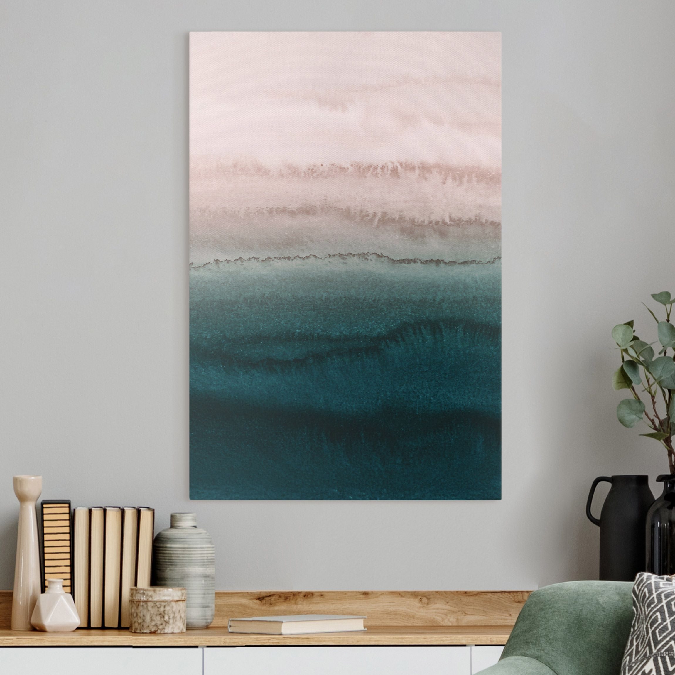 Leinwandbild Spiel der Farben Meeresrauschen