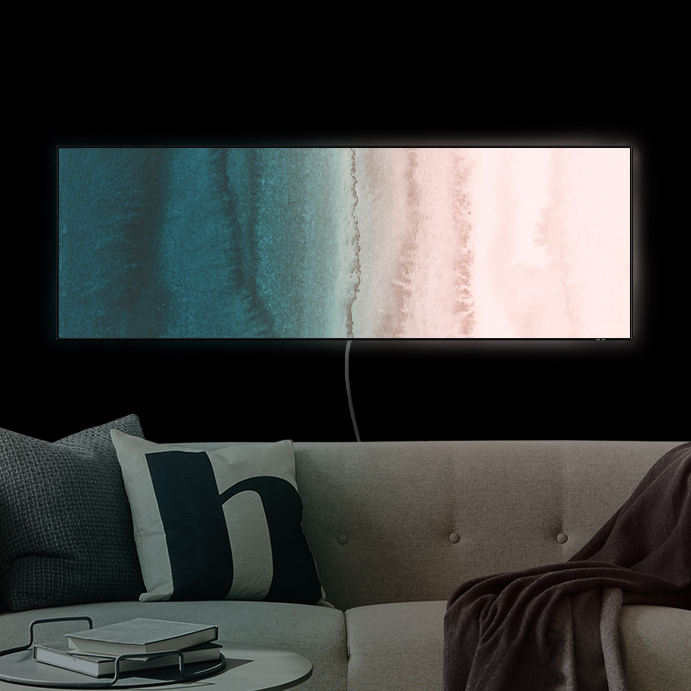 LED-Wechselbild Spiel der Farben Meeresrauschen