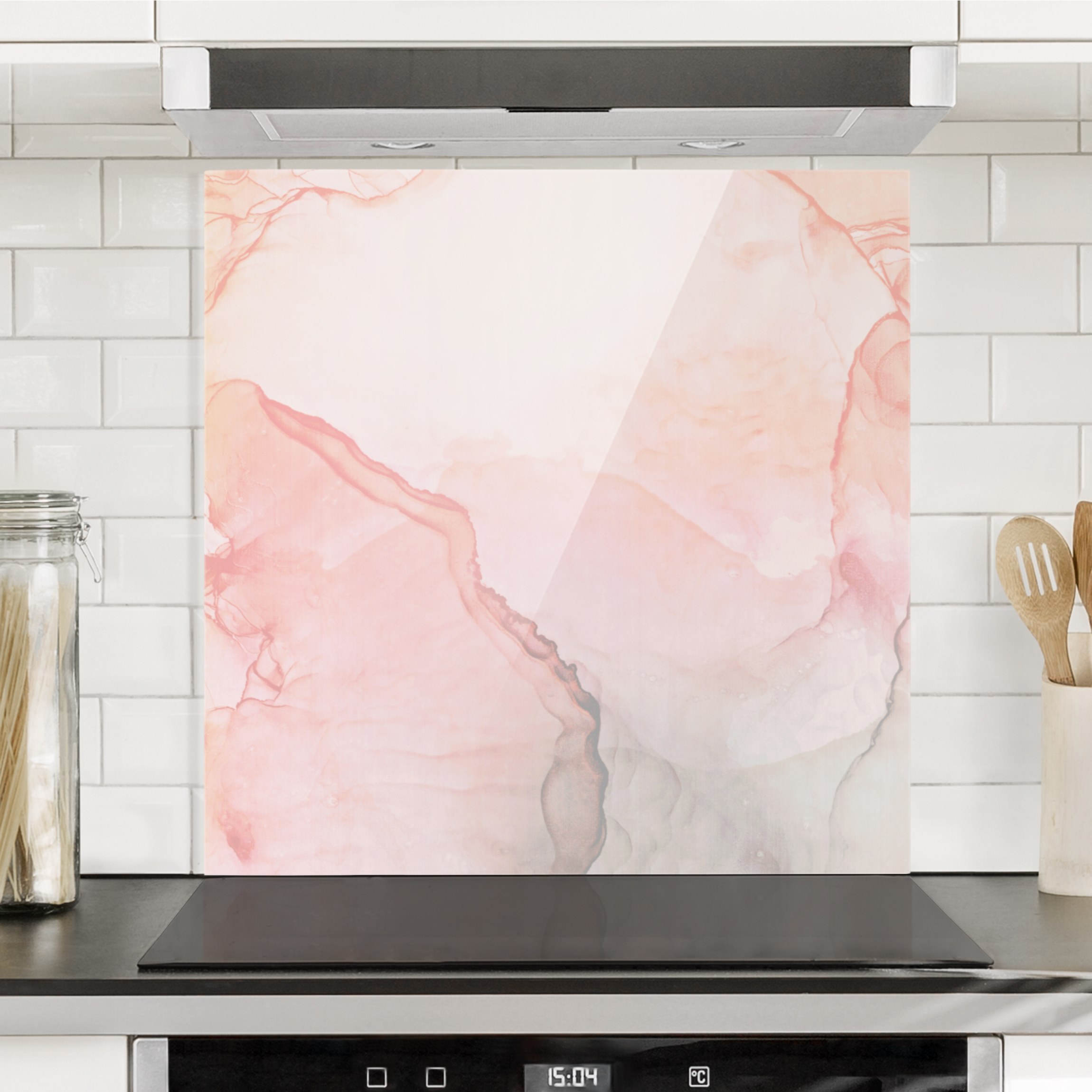 Spritzschutz Spiel der Farben Pastell Zuckerwatte